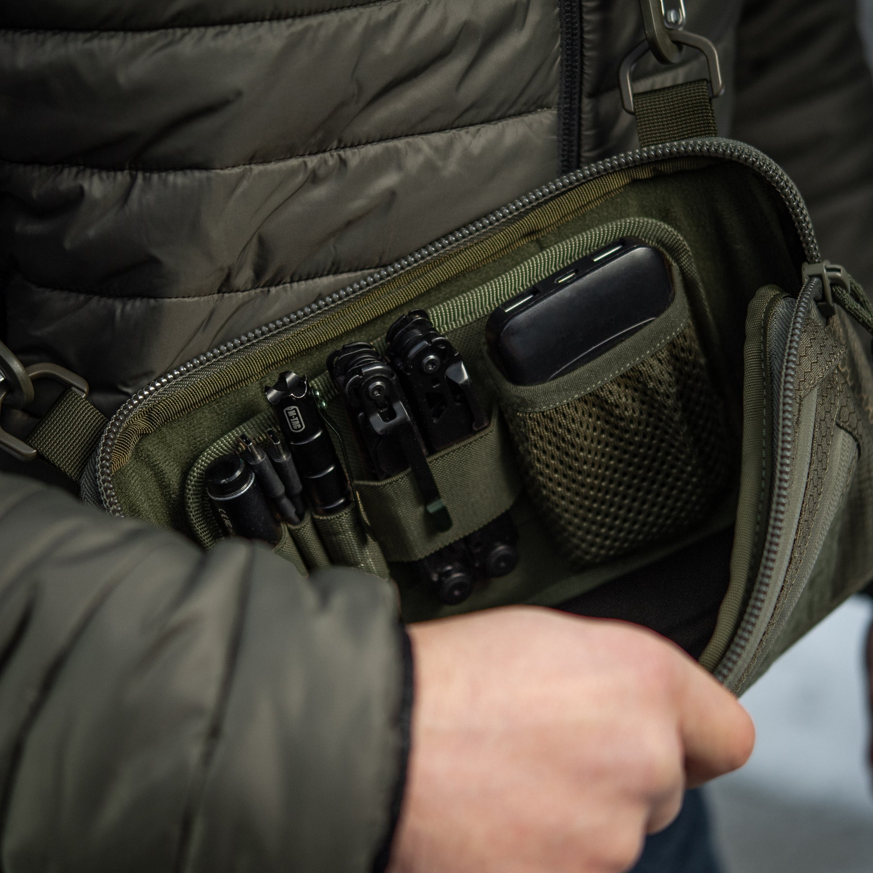 M-Tac сумка Admin Bag Medium Elite з липучкою Hex Ranger Green