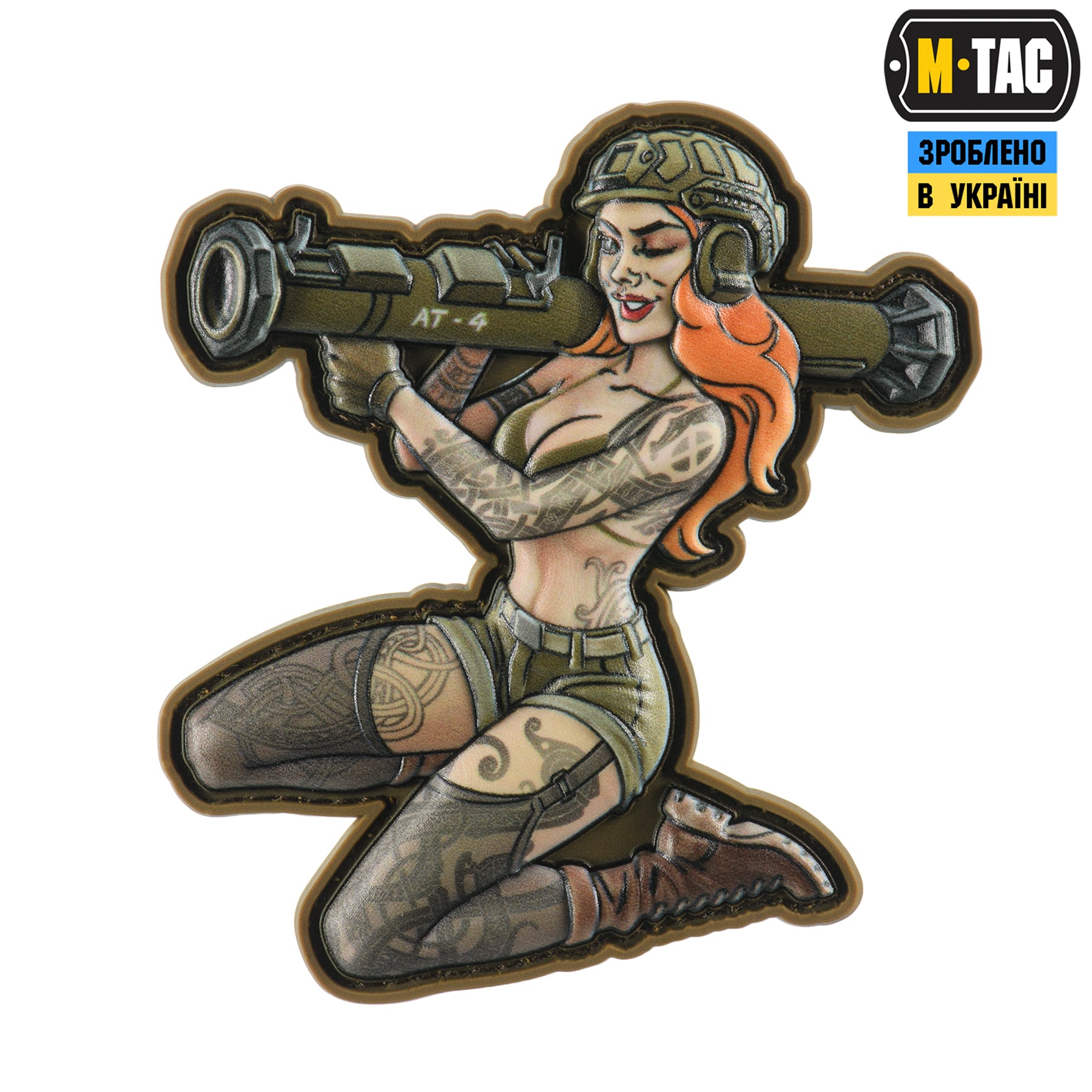 M-Tac нашивка Tactical girl №9 PVC Skandinavik