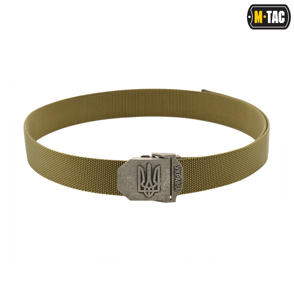 M-Tac ремінь з Тризубом (тип 2) Olive