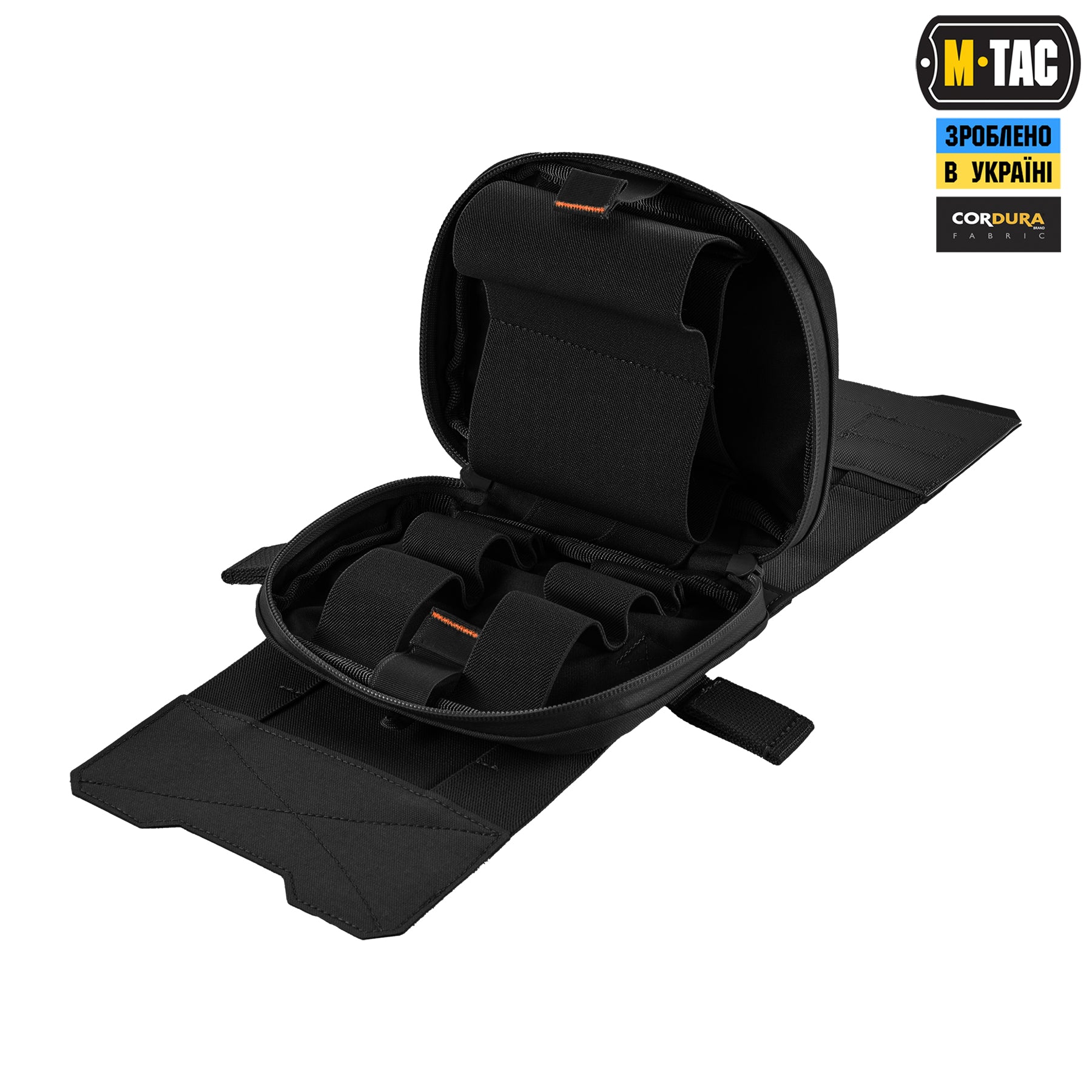 M-Tac підсумок медичний горизонтальний Large Elite Black