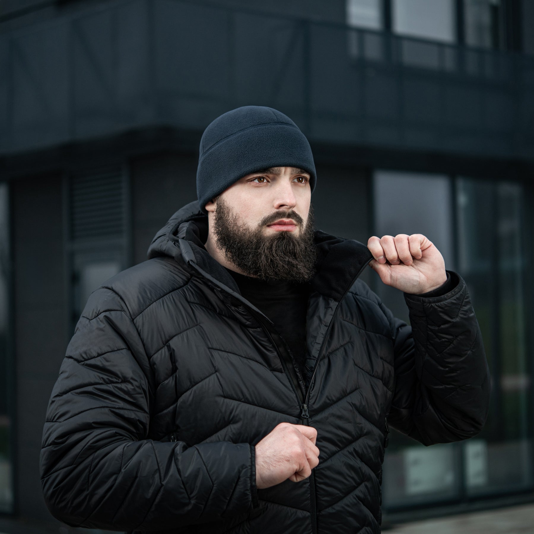 M-Tac шапка Watch Cap Elite фліс (320г/м2) with Slimtex Dark Navy Blue