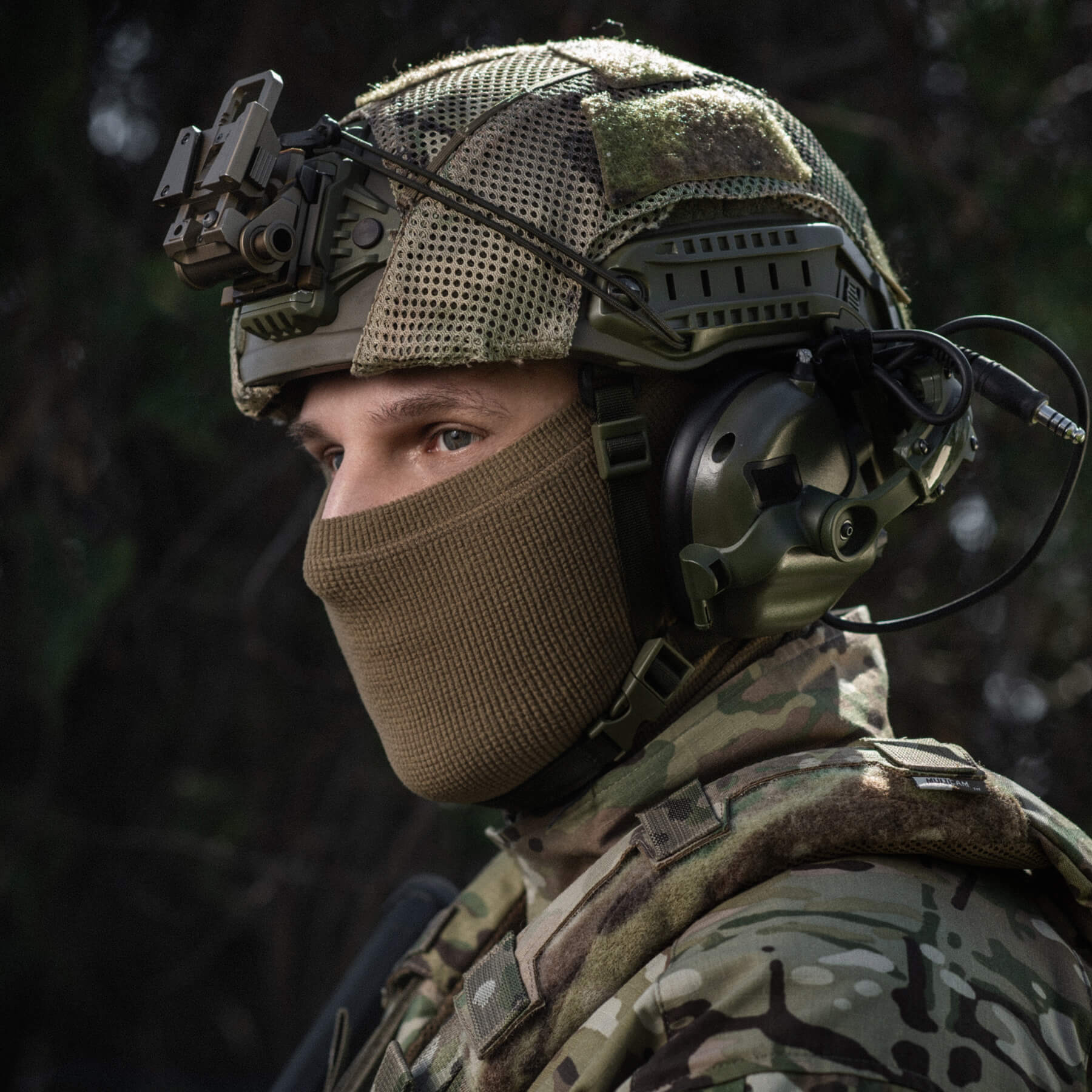 M-Tac шарф-труба мікрофліс ріп-стоп Tan