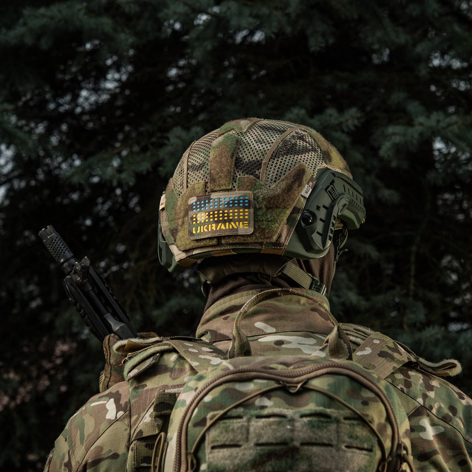 M-Tac нашивка Ukraine Laser Cut Multicam/Yellow/Blue/GID
