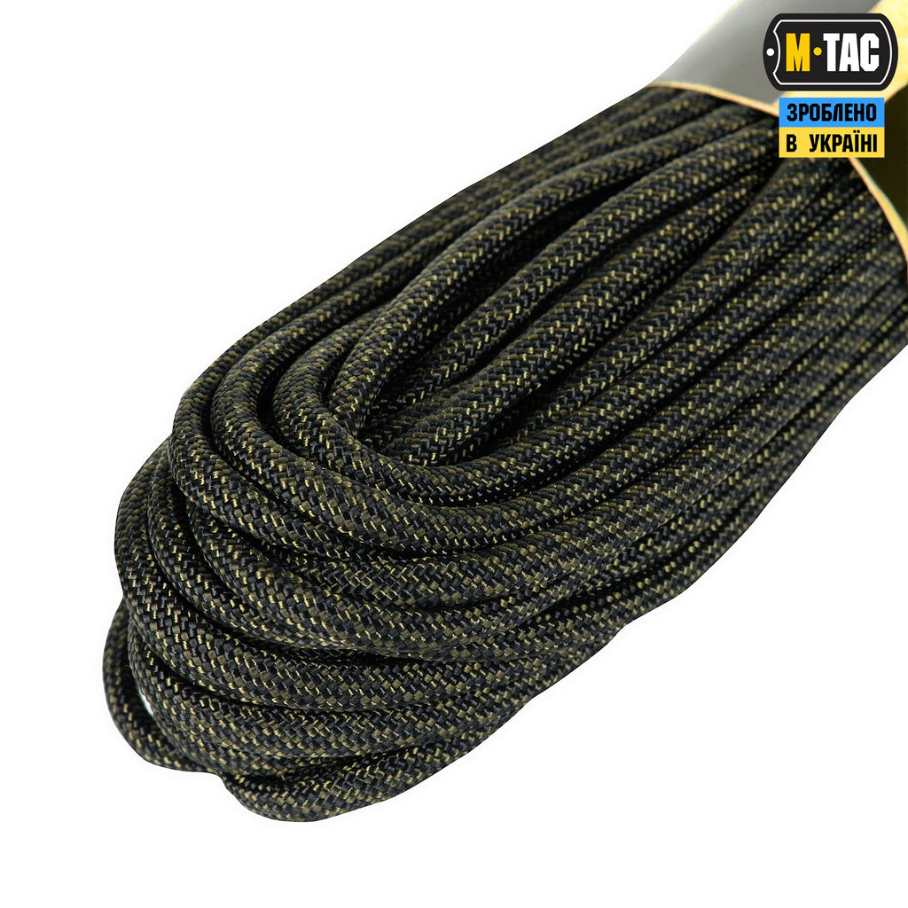 M-Tac паракорд 550 type III Black/Green Stairs 15м
