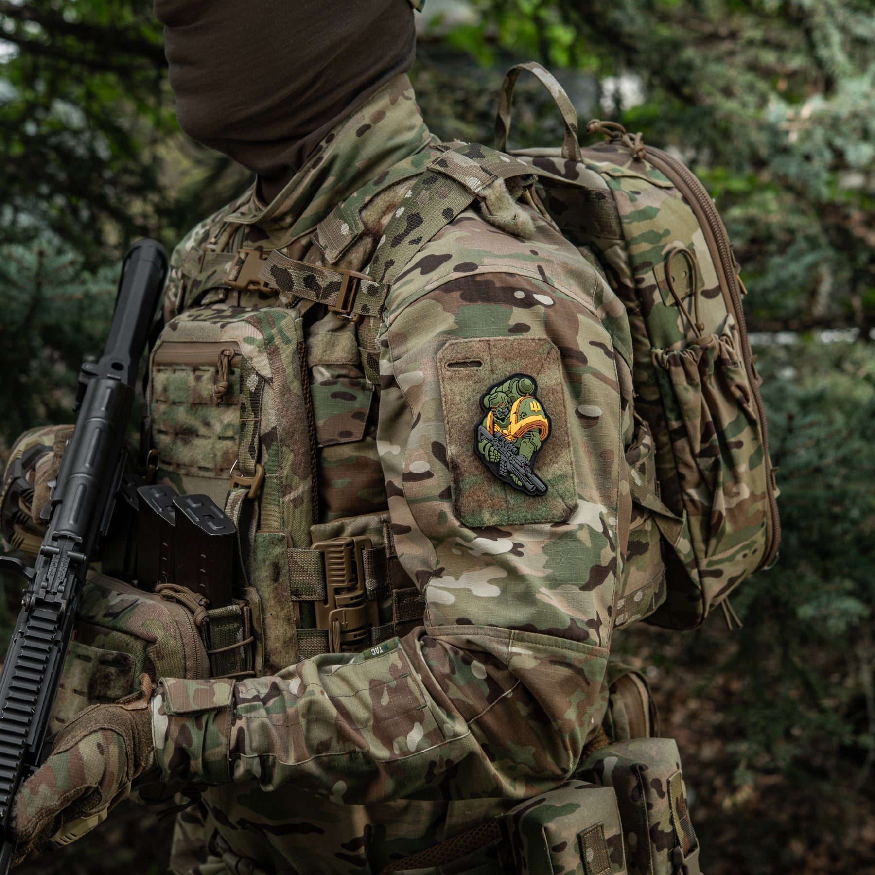 M-Tac нашивка Штурмовик Olive