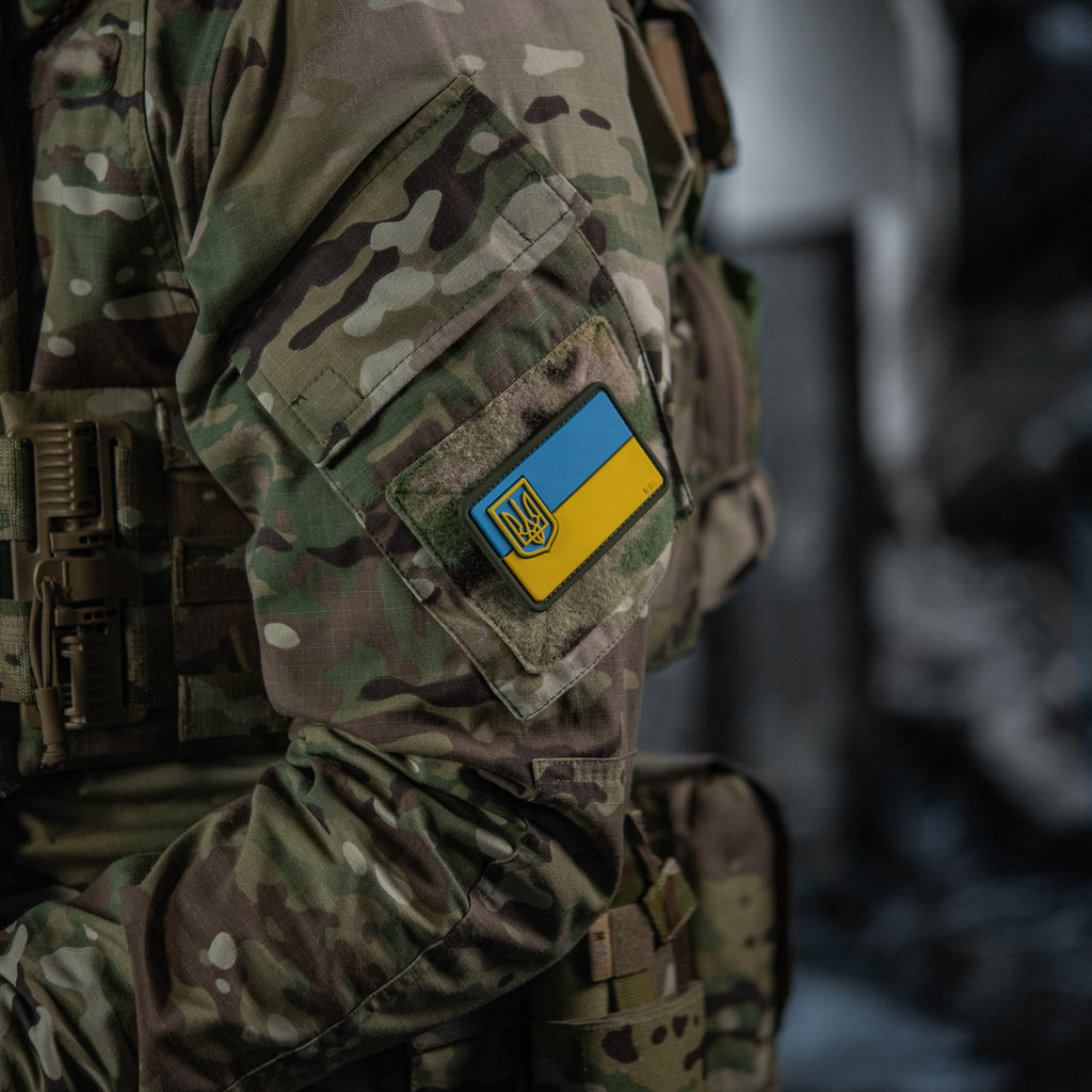 M-Tac нашивка прапор України з гербом PVC