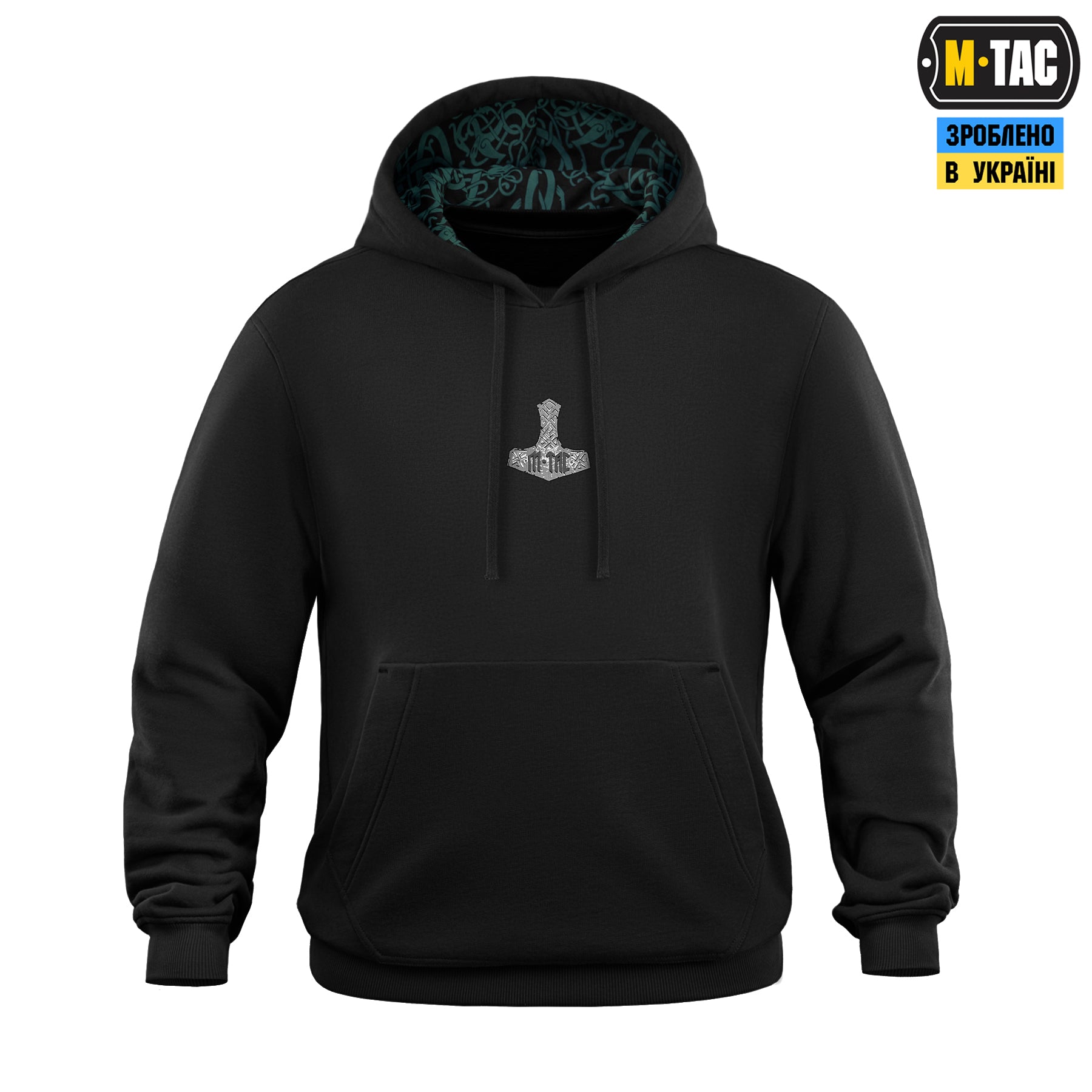 M-Tac кофта Hoodie Ragnarok Cotton Hard Black
