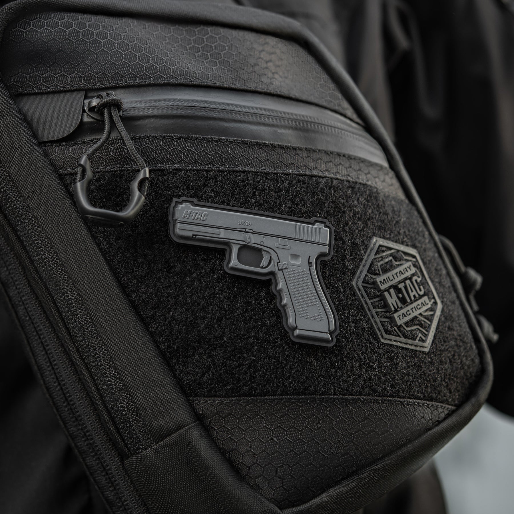 M-Tac нашивка Glok Grey