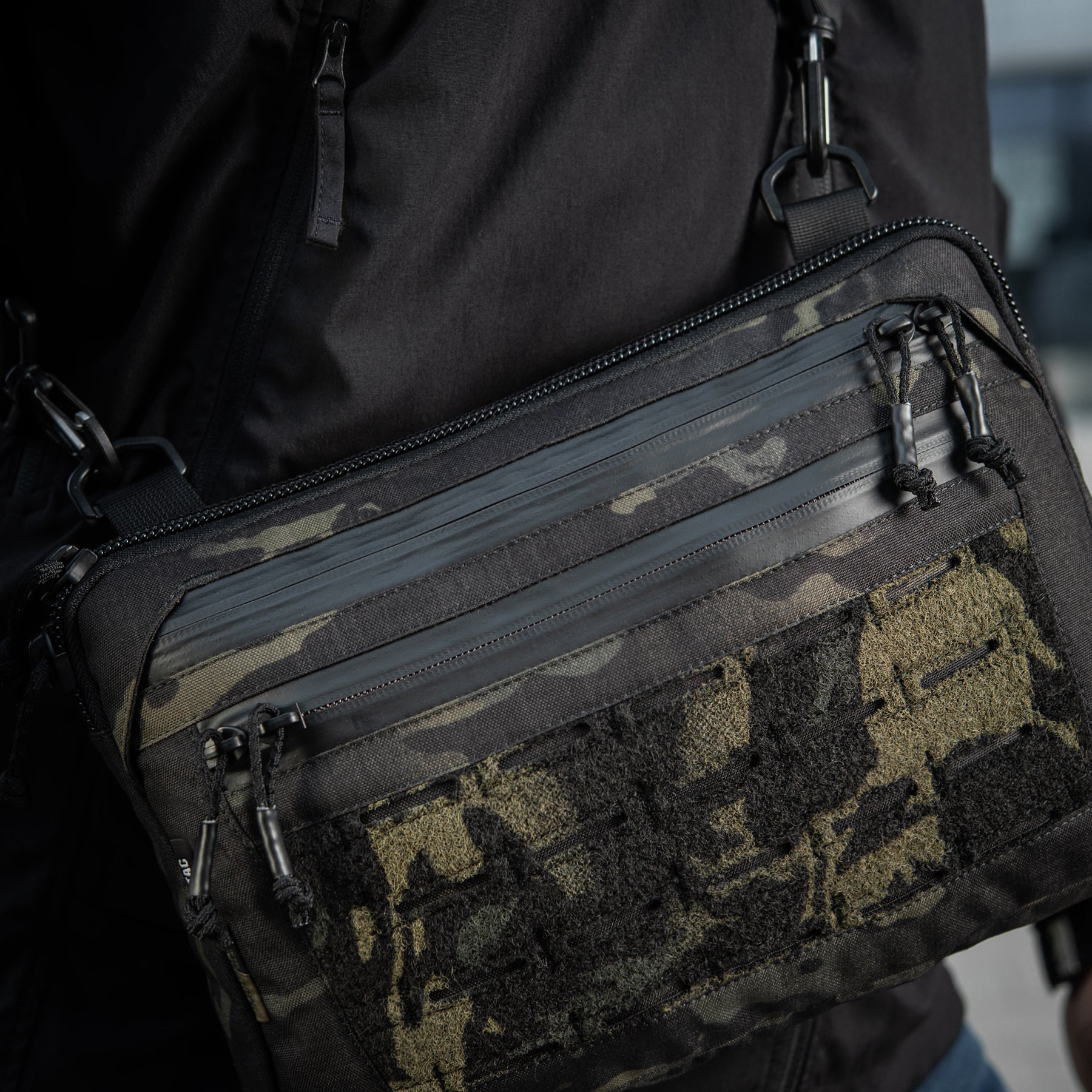 M-Tac сумка Admin Bag Medium Elite з липучкою Multicam Black/Black