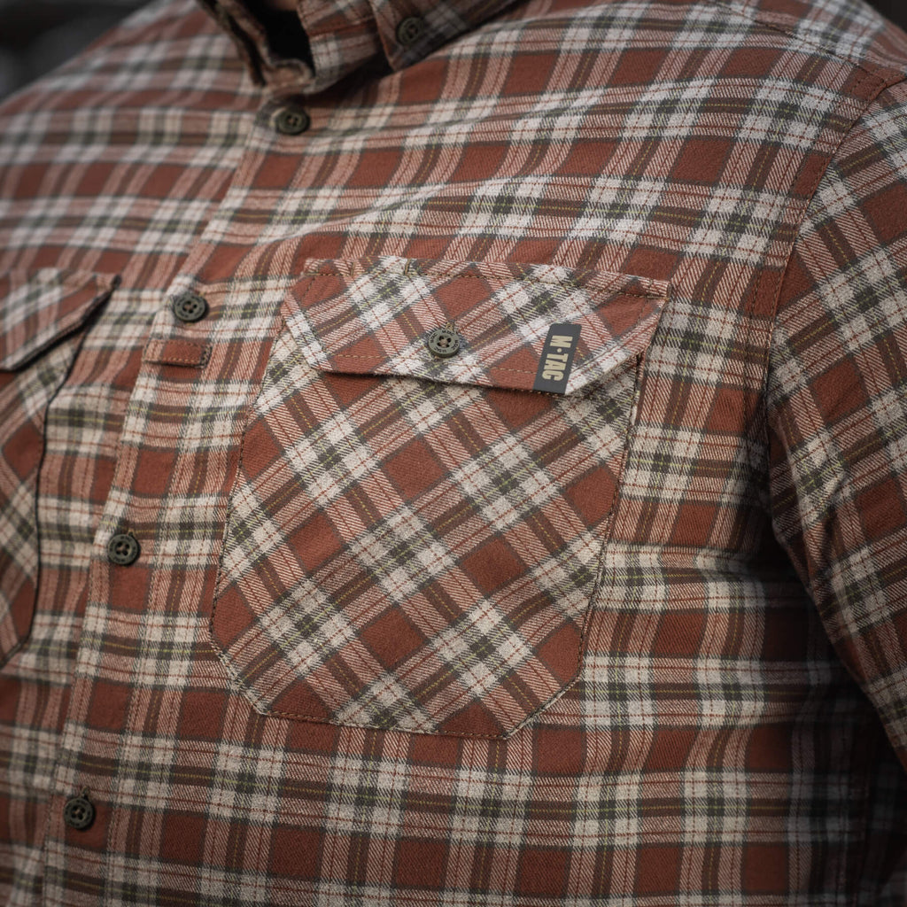 M-Tac сорочка Lumberjack Cotton Shirt Brown/Grey