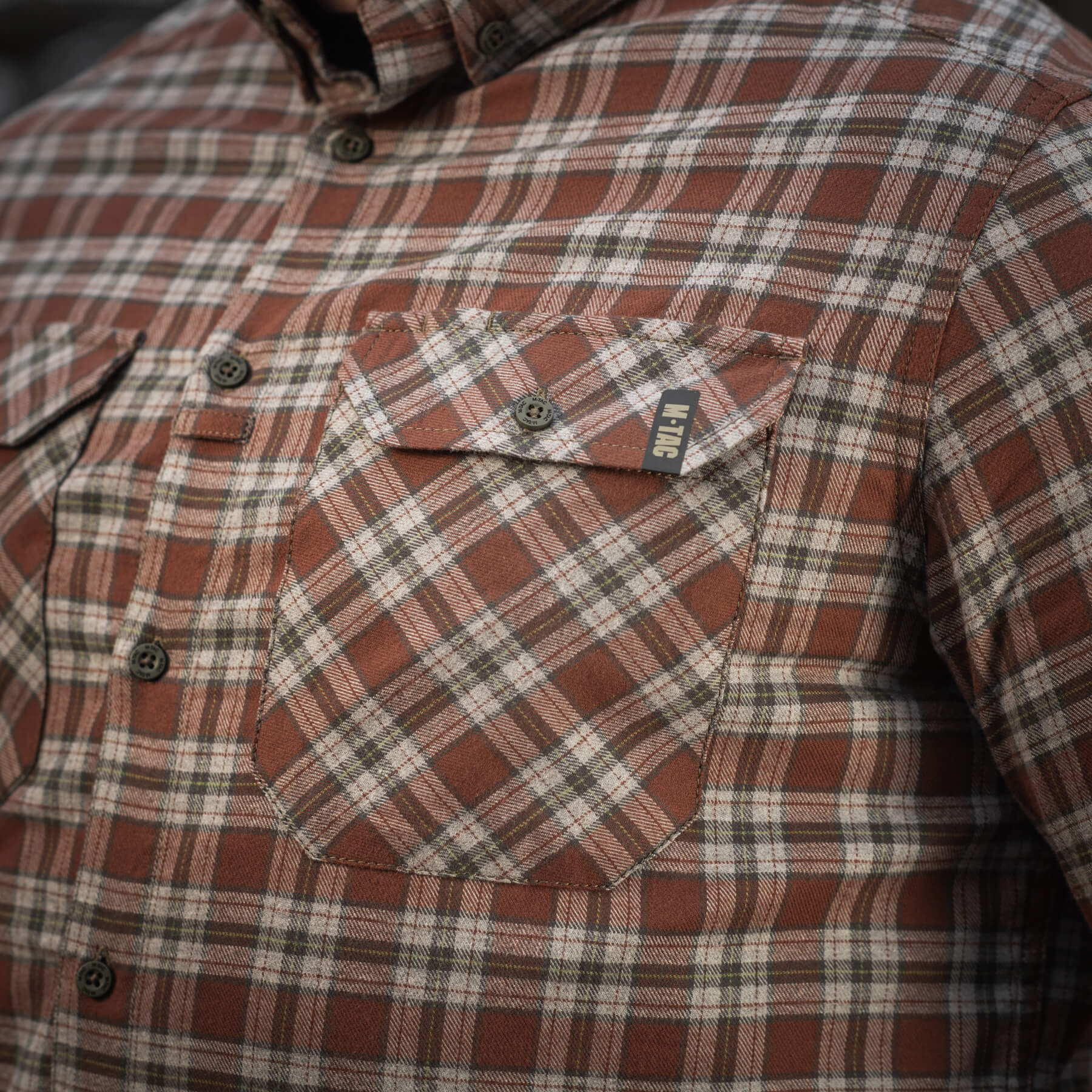 M-Tac сорочка Lumberjack Cotton Shirt Brown/Grey