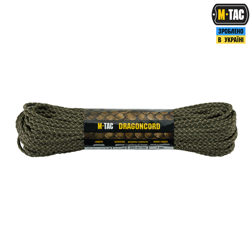 M-Tac паракорд Dragon Cord 30m Ranger Green/Tan