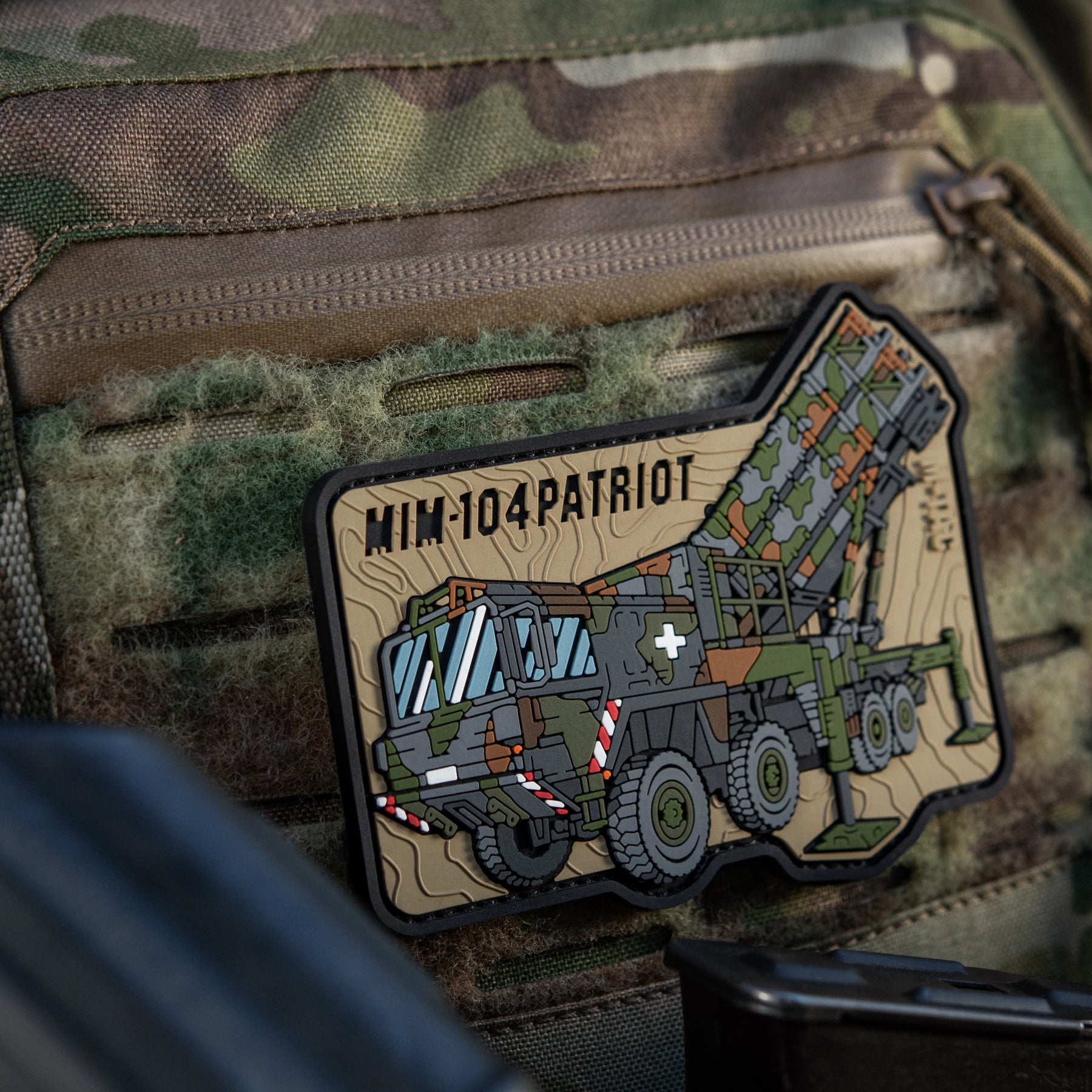 M-Tac нашивка MIM-104 Patriot (PVC)