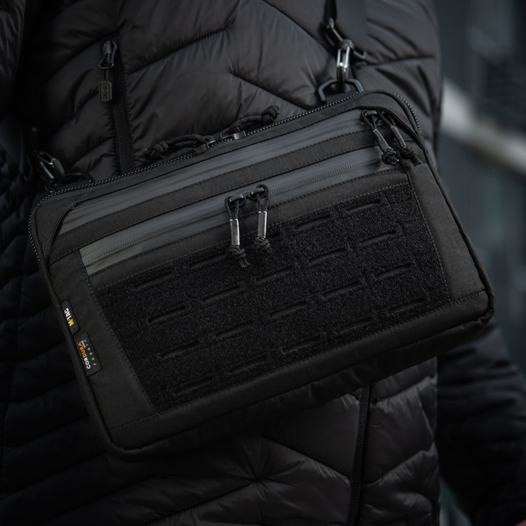M-Tac сумка Admin Bag Medium Elite з липучкою Black