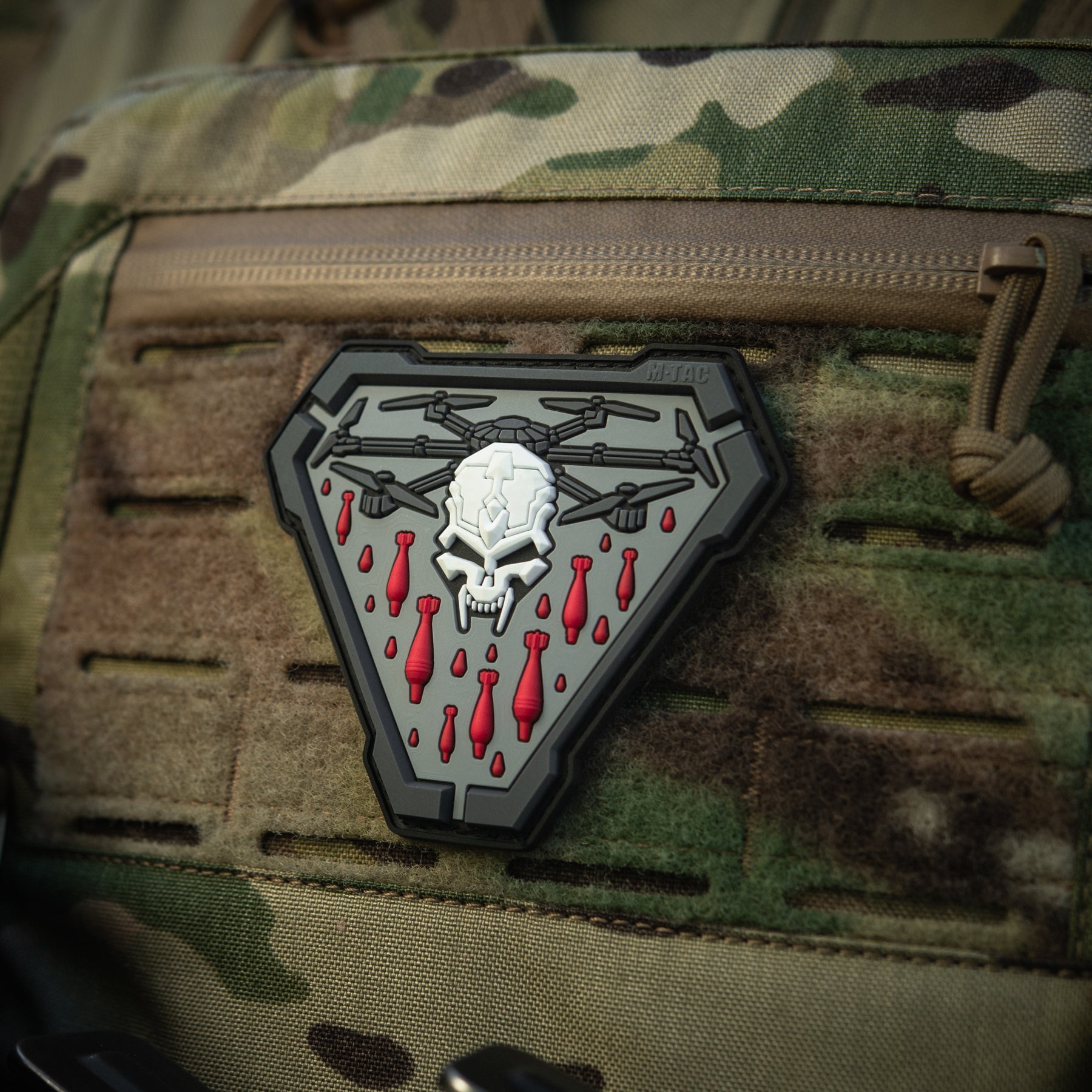 M-Tac нашивка Vampir PVC Black/Grey