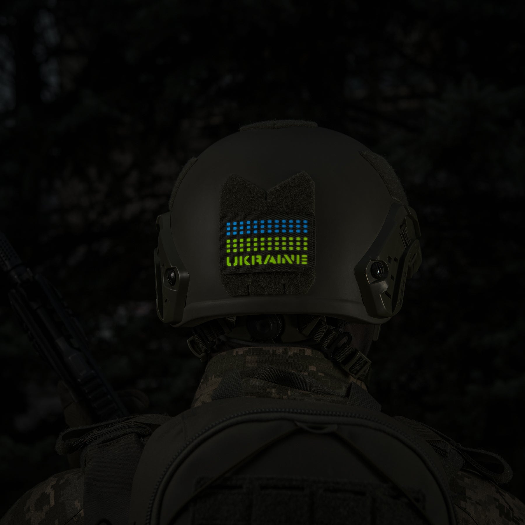 M-Tac нашивка Ukraine Laser Cut Ranger Green/Yellow/Blue/GID