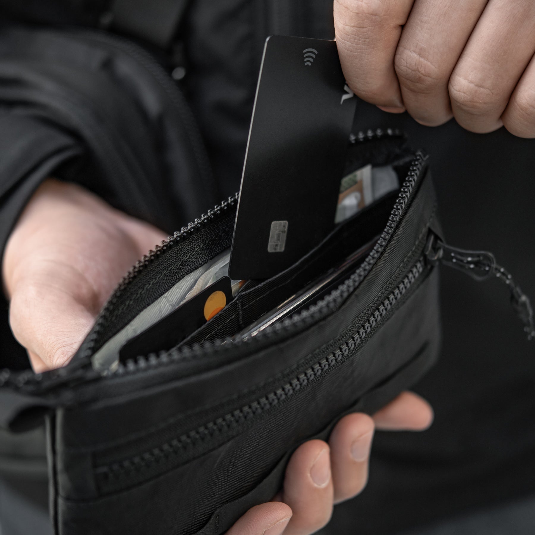M-Tac гаманець горизонтальний X-PAC Elite Black