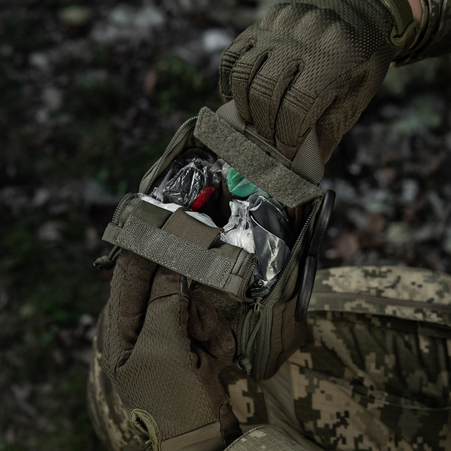 M-Tac підсумок медичний Elite Rip Off Gen.II Ranger Green