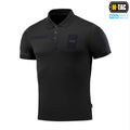 M-Tac поло Elite Tactical Coolmax Black/Dark Navy Blue