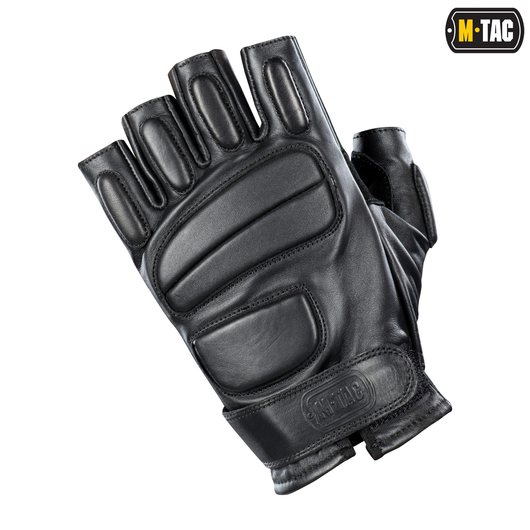 M-Tac рукавички безпалі шкіряні Assault Tactical Mk.1 Black