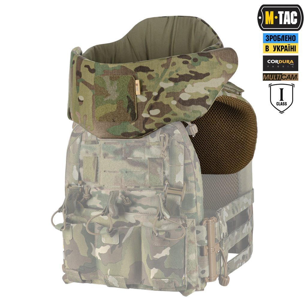 M-Tac Горжет сумісний з активними навушниками 1 клас захисту Elite Multicam