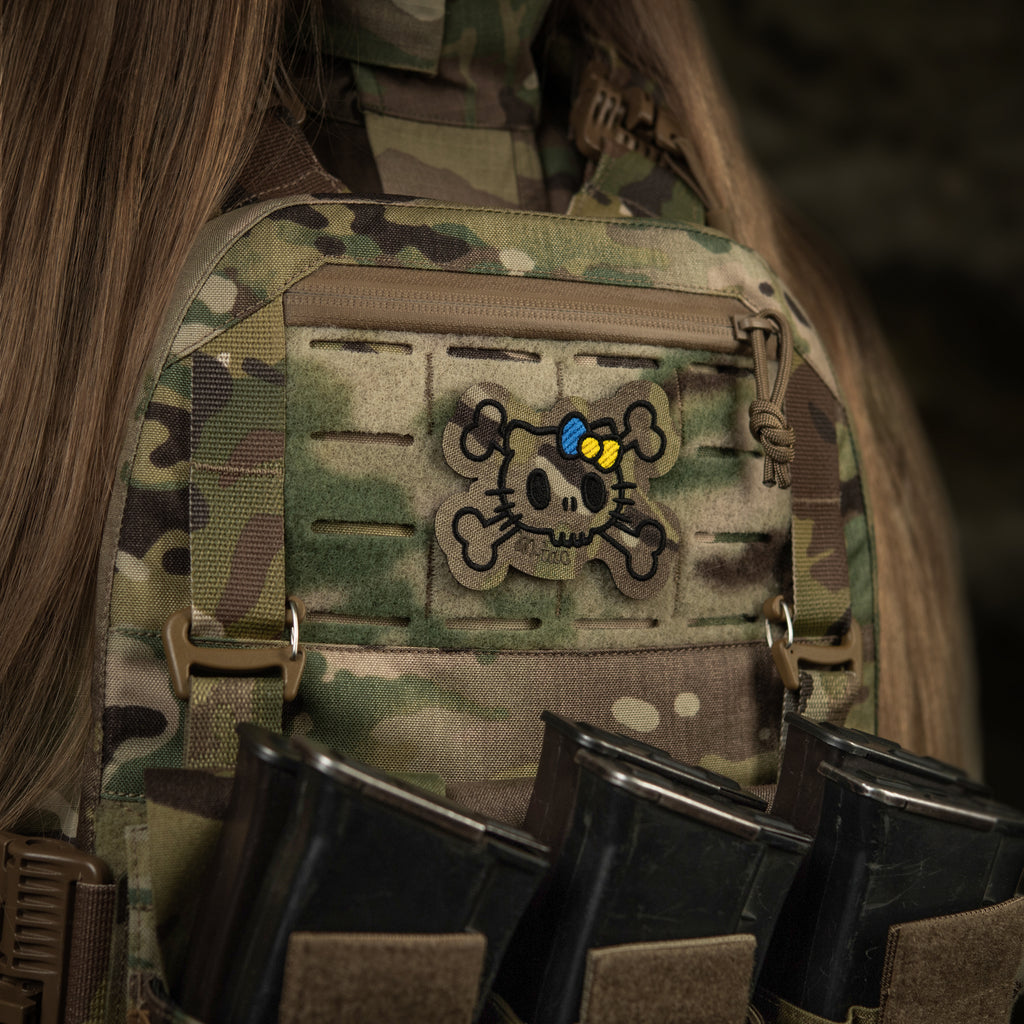 M-Tac нашивка KITTY контур (вишивка) Multicam