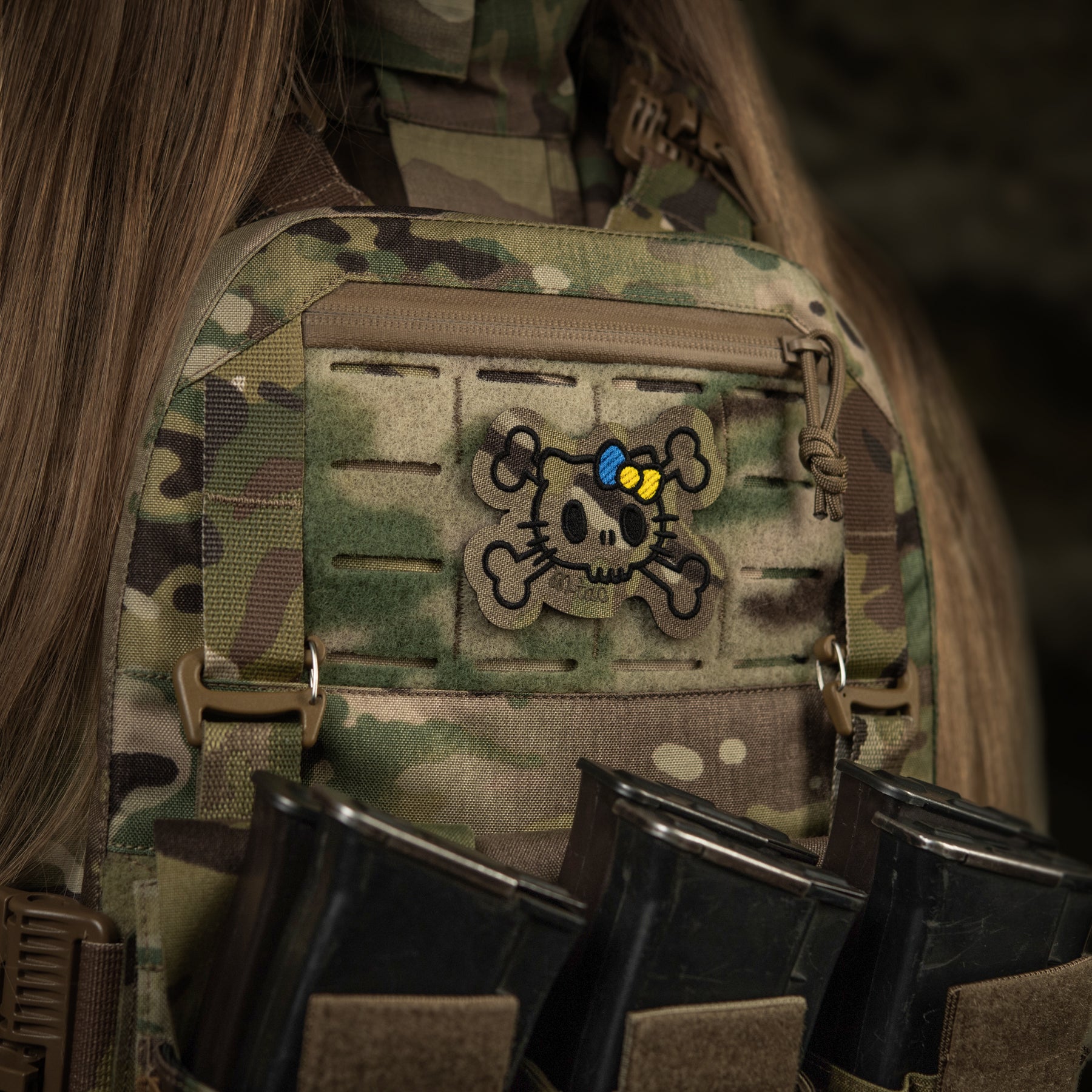 M-Tac нашивка KITTY контур (вишивка) Multicam