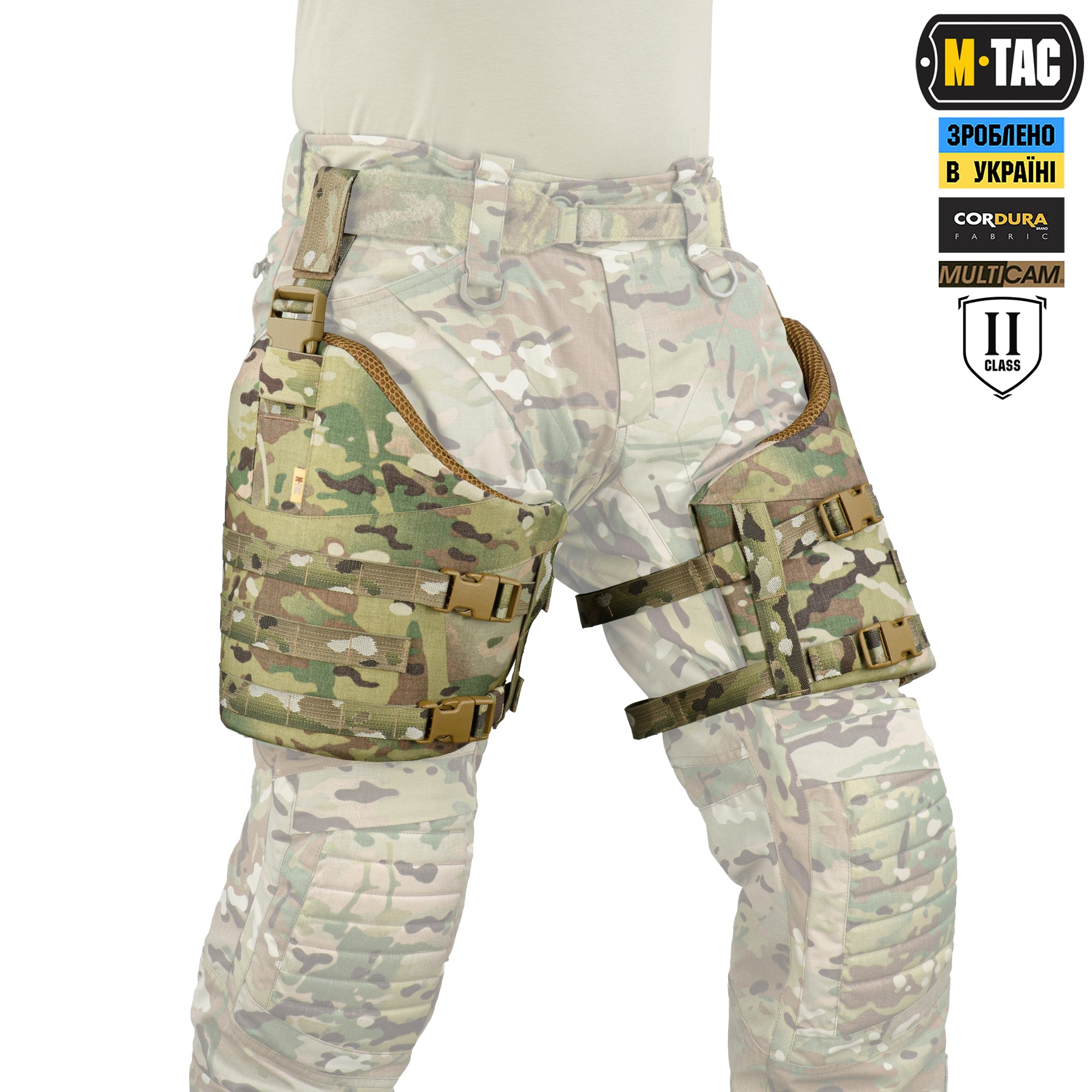 M-Tac захист стегон з балістичним пакетом 2 клас Multicam