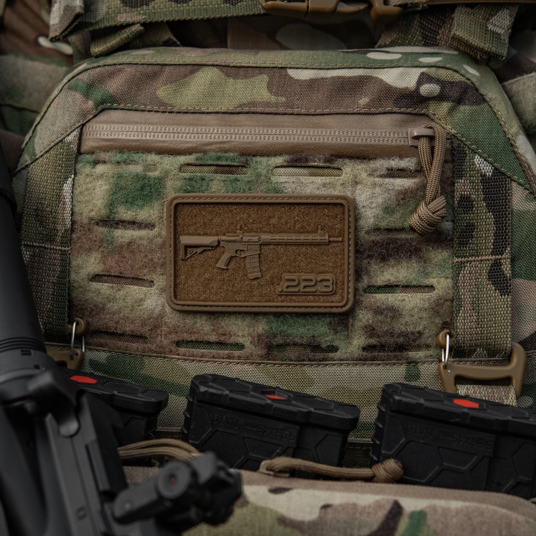 M-Tac нашивка AR-15 Velcro/PVC Coyote