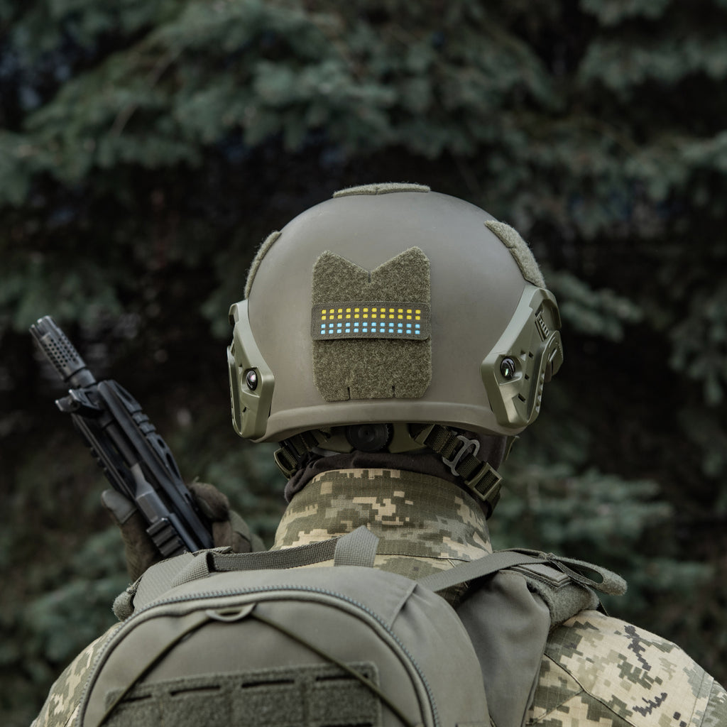 M-Tac нашивка прапор України 25х80 Laser Cut Ranger Green/Yellow/Blue/GID