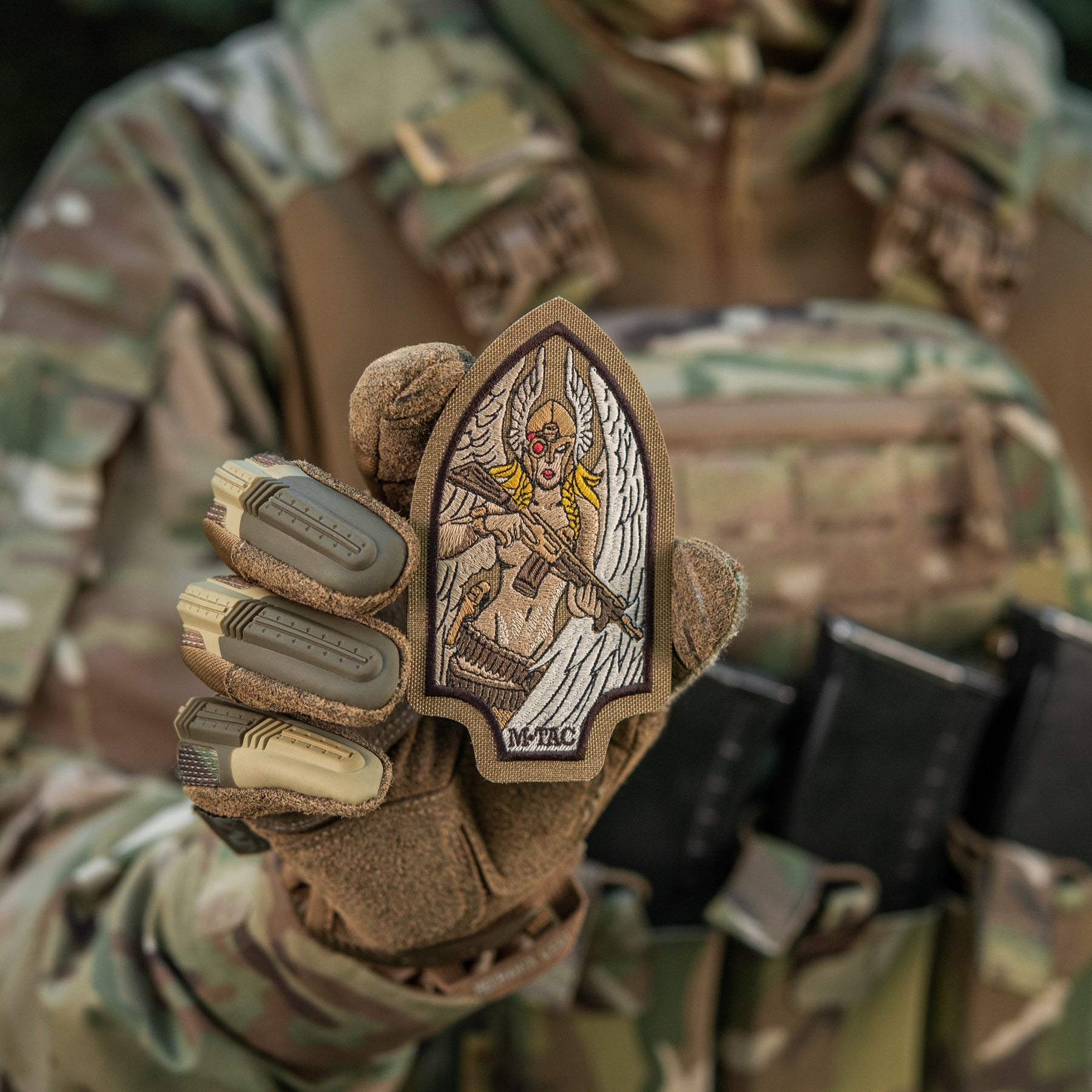 M-Tac нашивка Valkyrie (вишивка) Coyote