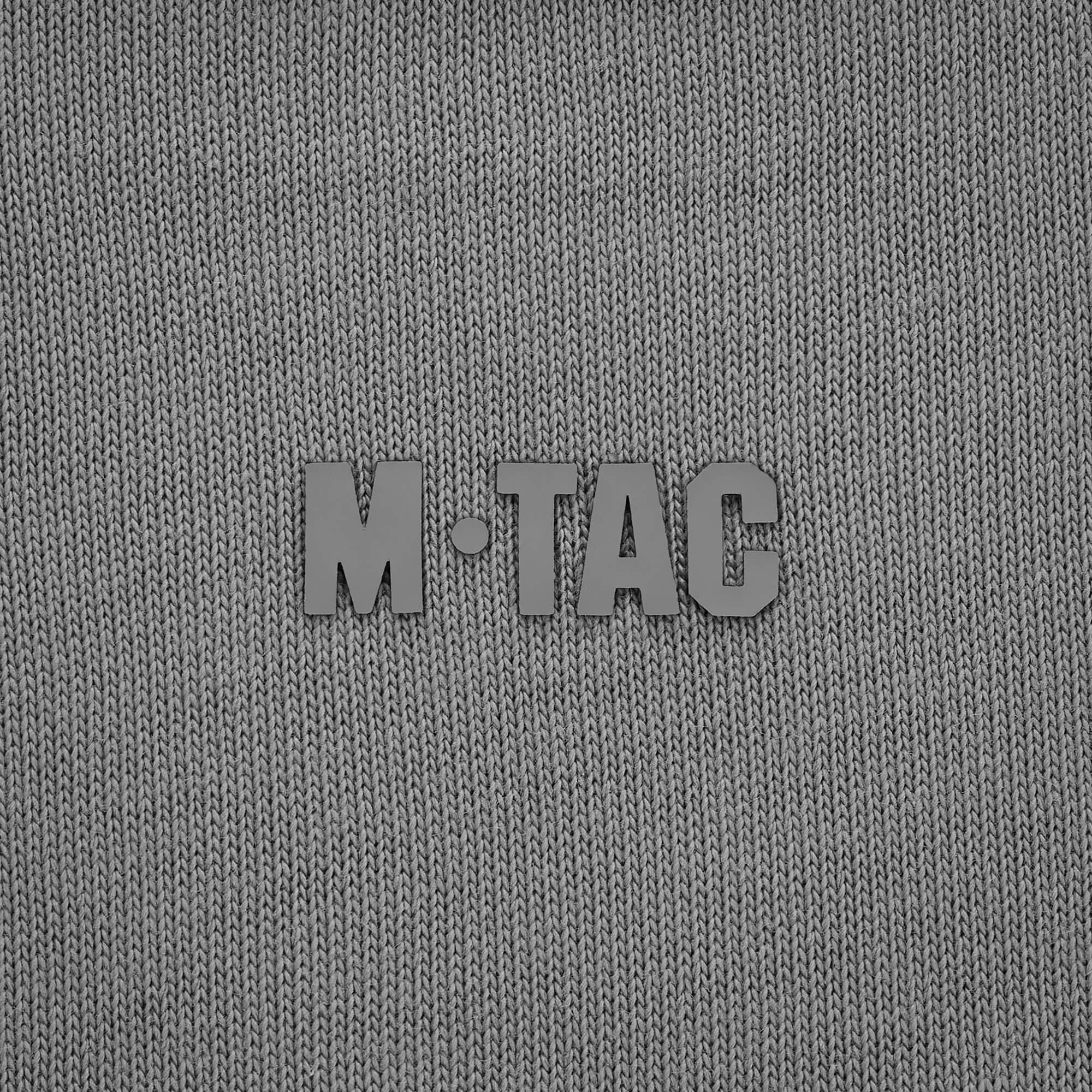 Phantom Project/M-Tac футболка Long Zipper combo Cotton Nylon Light Grey