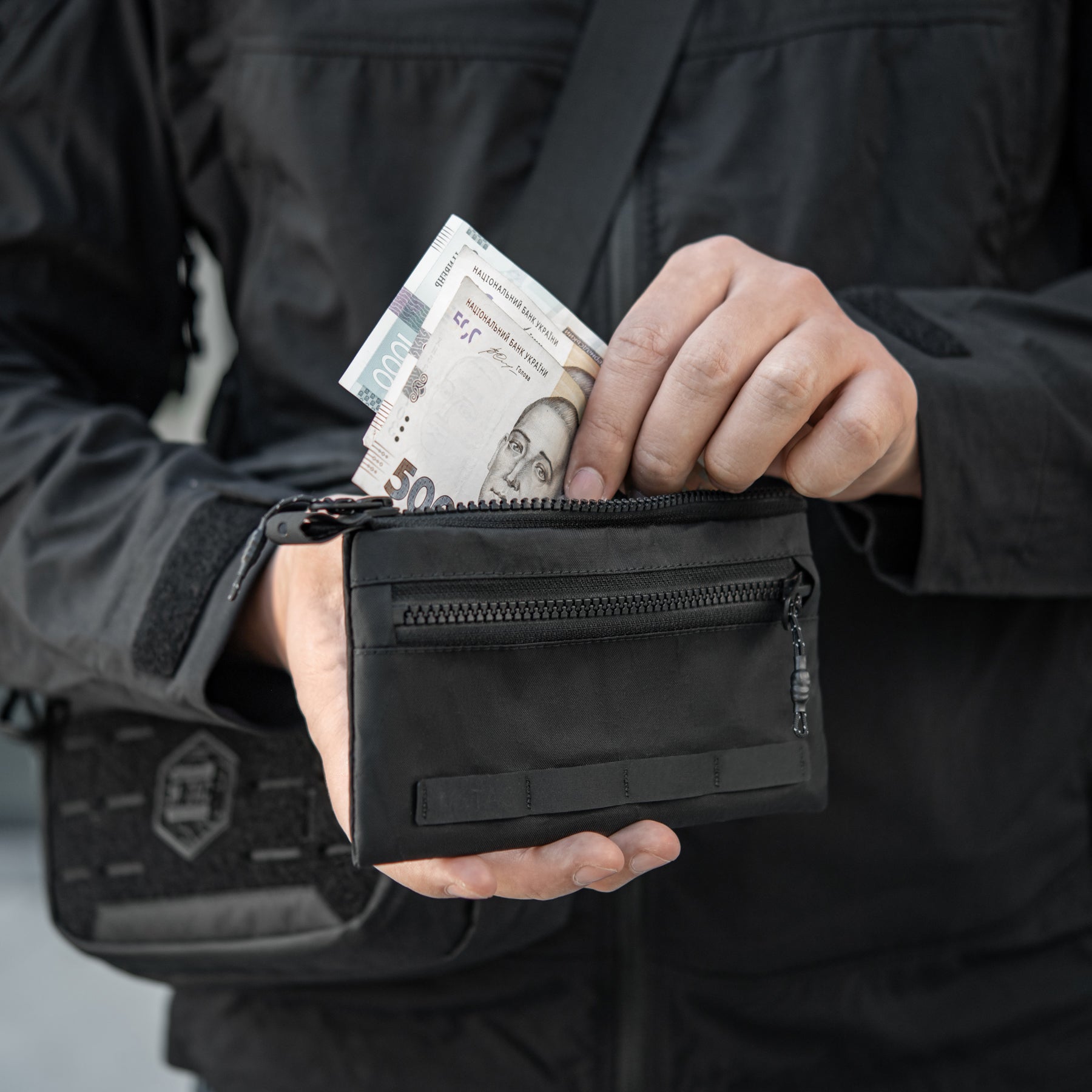M-Tac гаманець горизонтальний X-PAC Elite Black