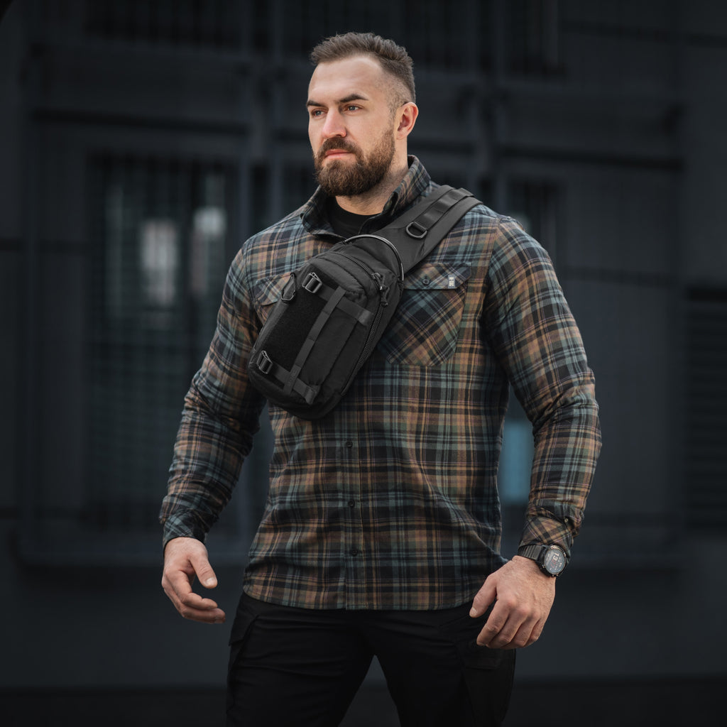 M-Tac сумка Sling Civilian Lite-NR Black