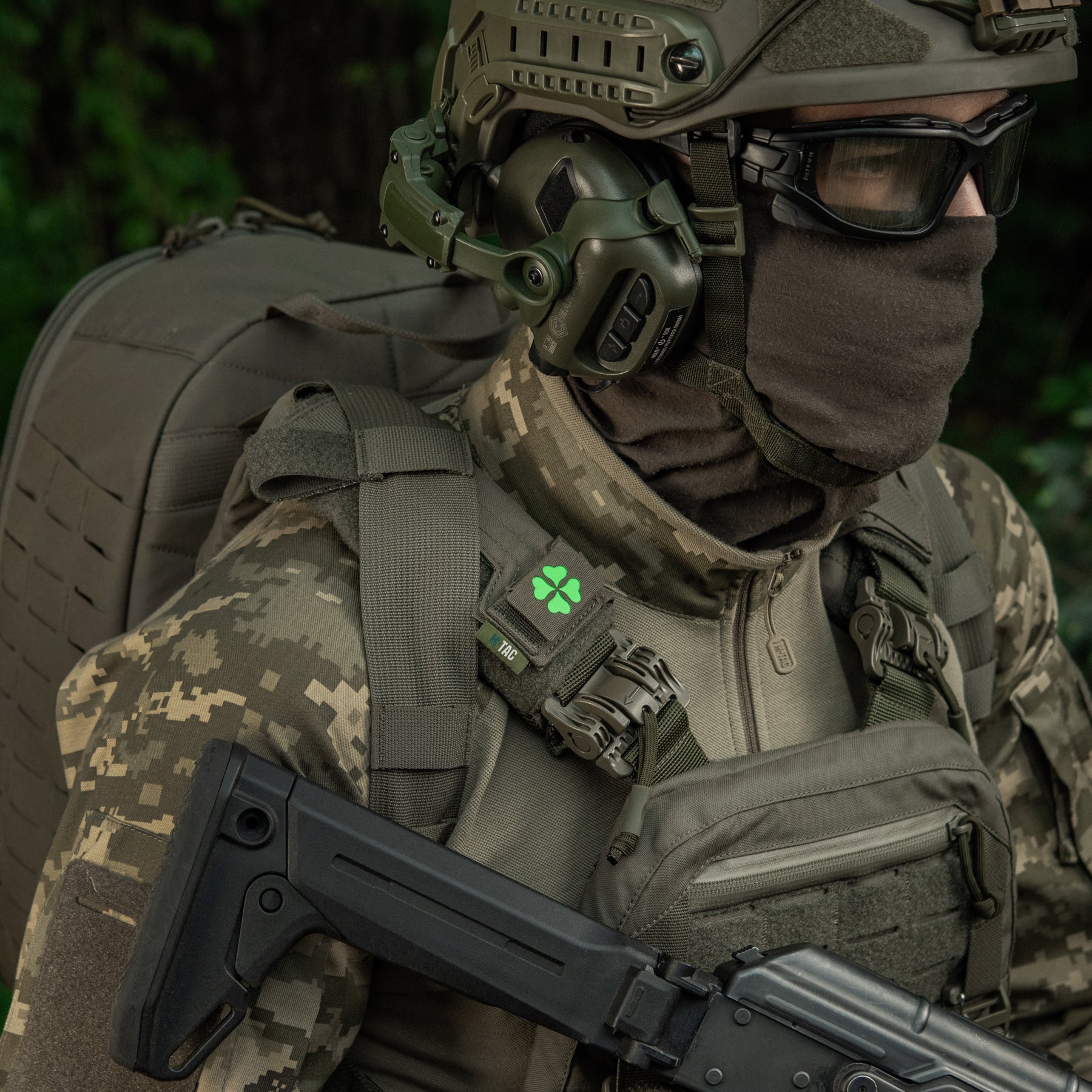 M-Tac MOLLE Patch Клевер Ranger Green