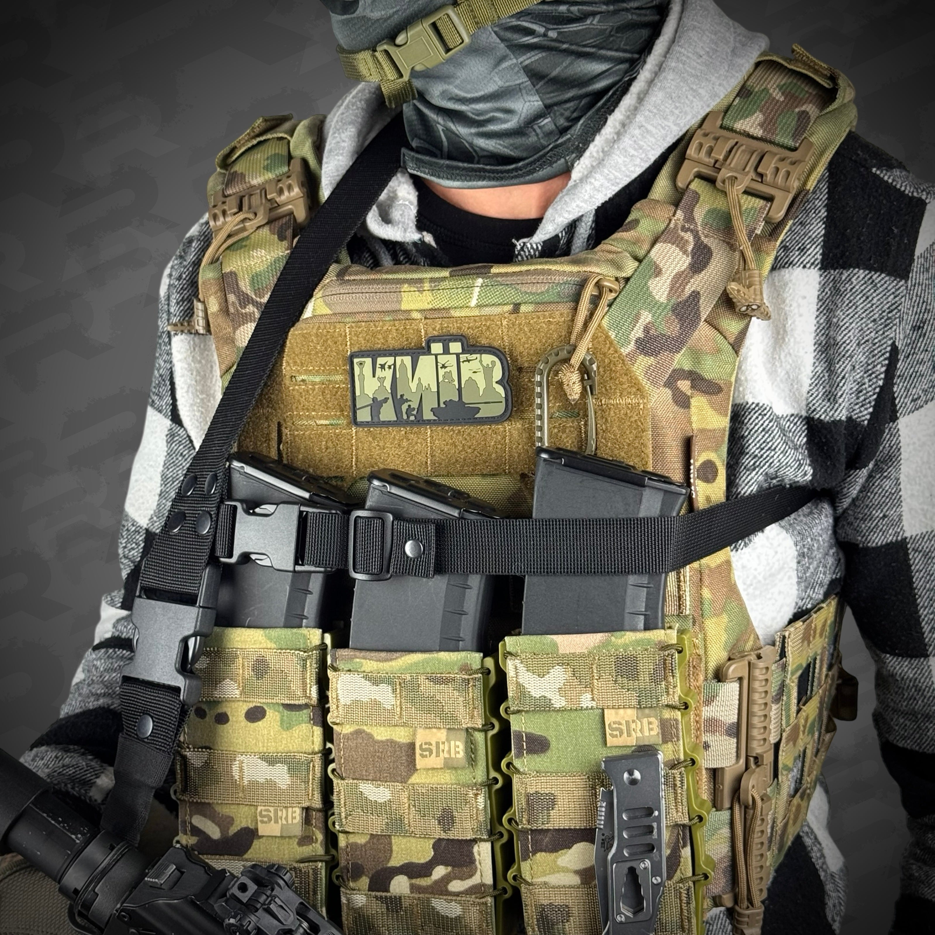 Ремінь збройовий одно/двоточковий RAGNAROK "ODIN" Gen.II carbine Чорний