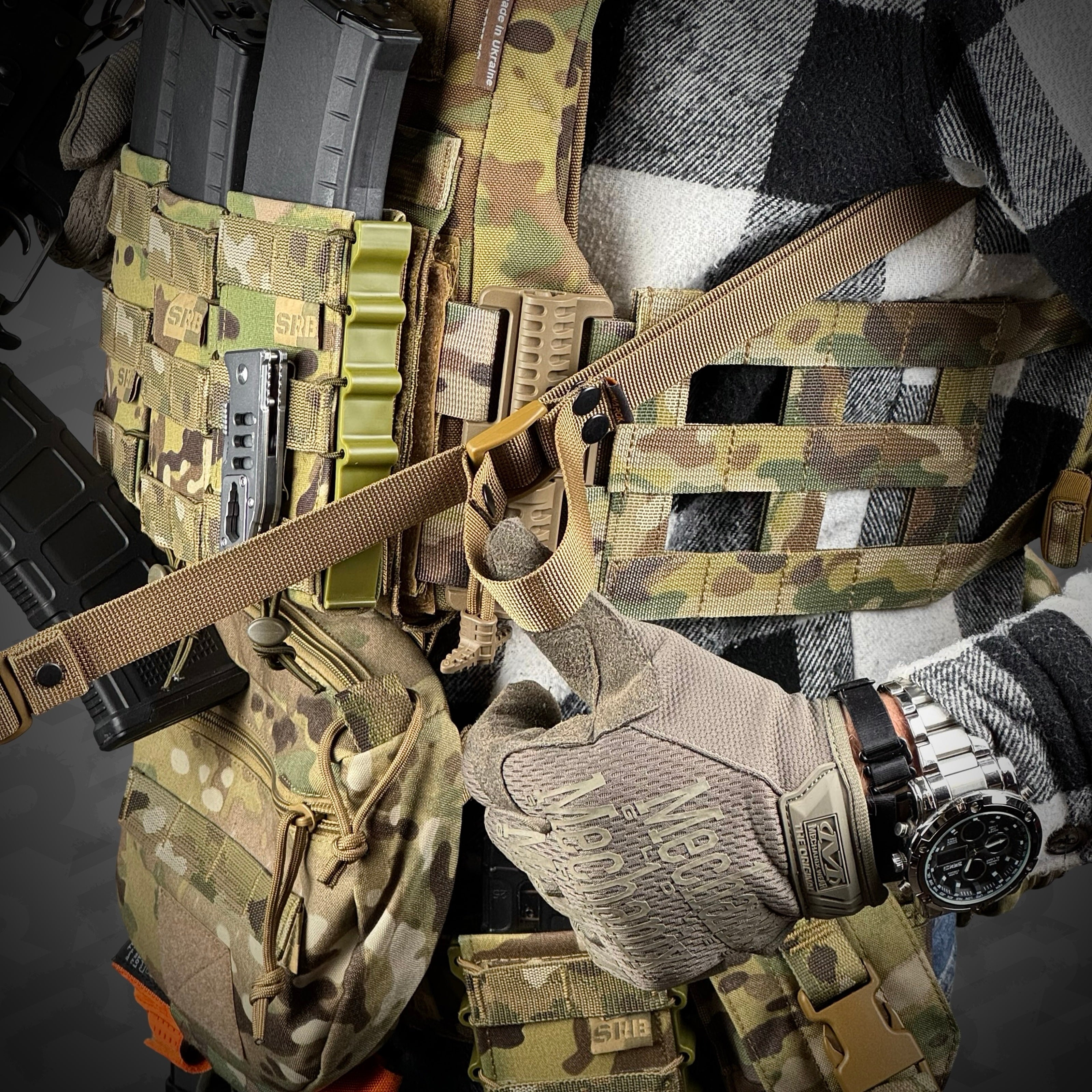 Ремінь збройовий одно/двоточковий RAGNAROK "ODIN" Gen.II carbine Койот