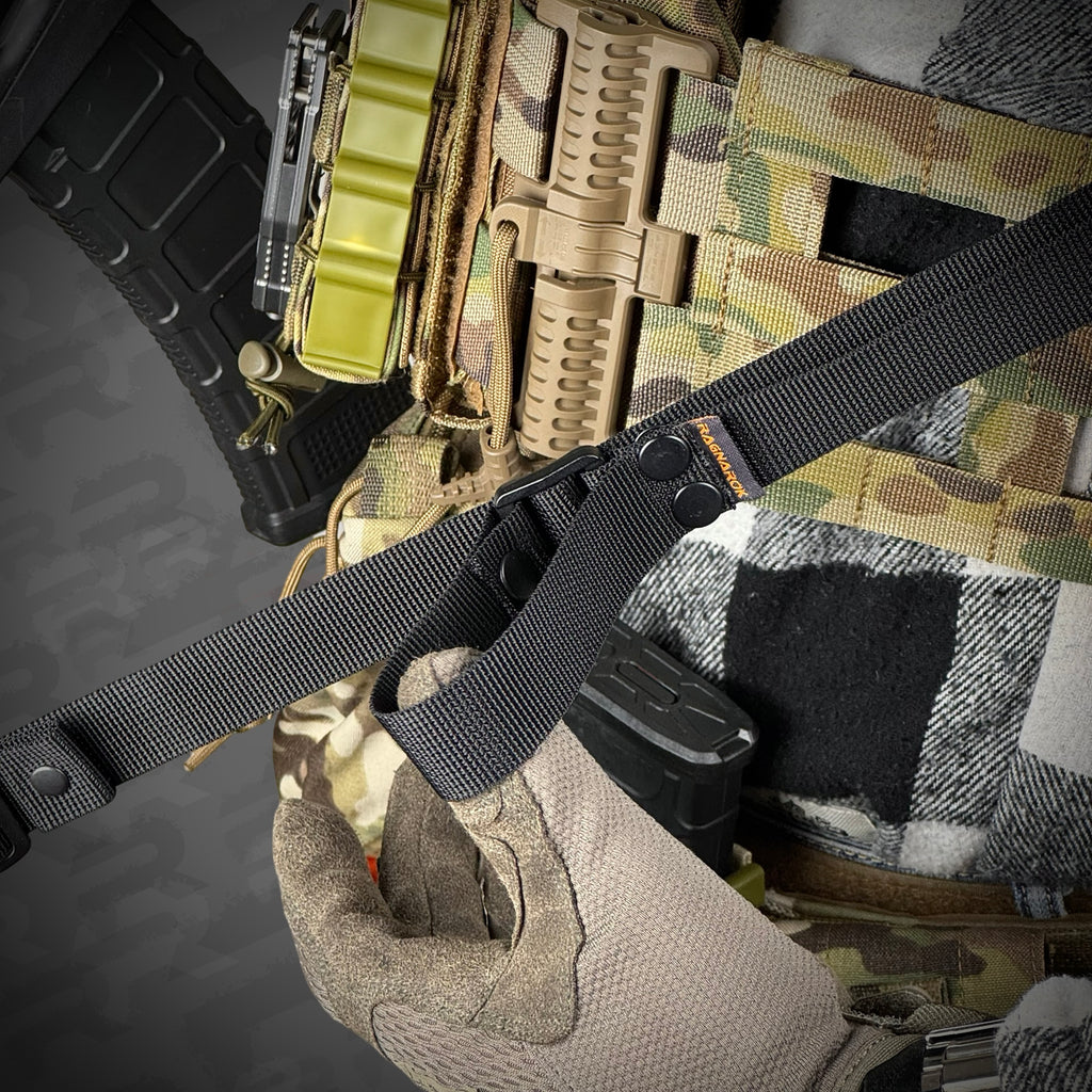 Ремінь збройовий одно/двоточковий RAGNAROK "ODIN" Gen.II sling Чорний