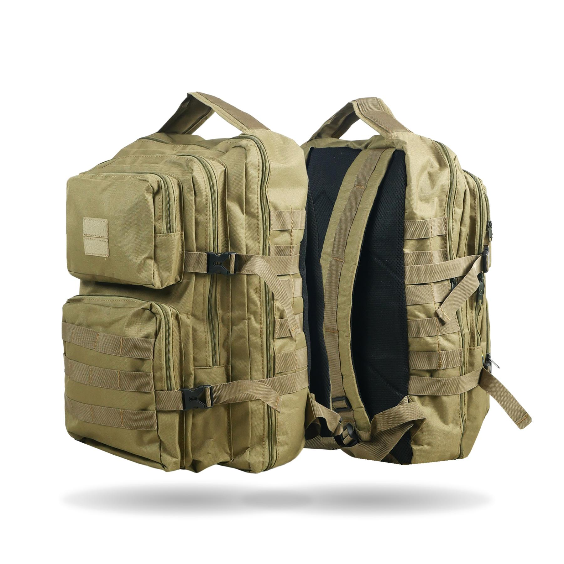 Рюкзак тактичний 30 л з системою MOLLE койот (виробництво Україна)