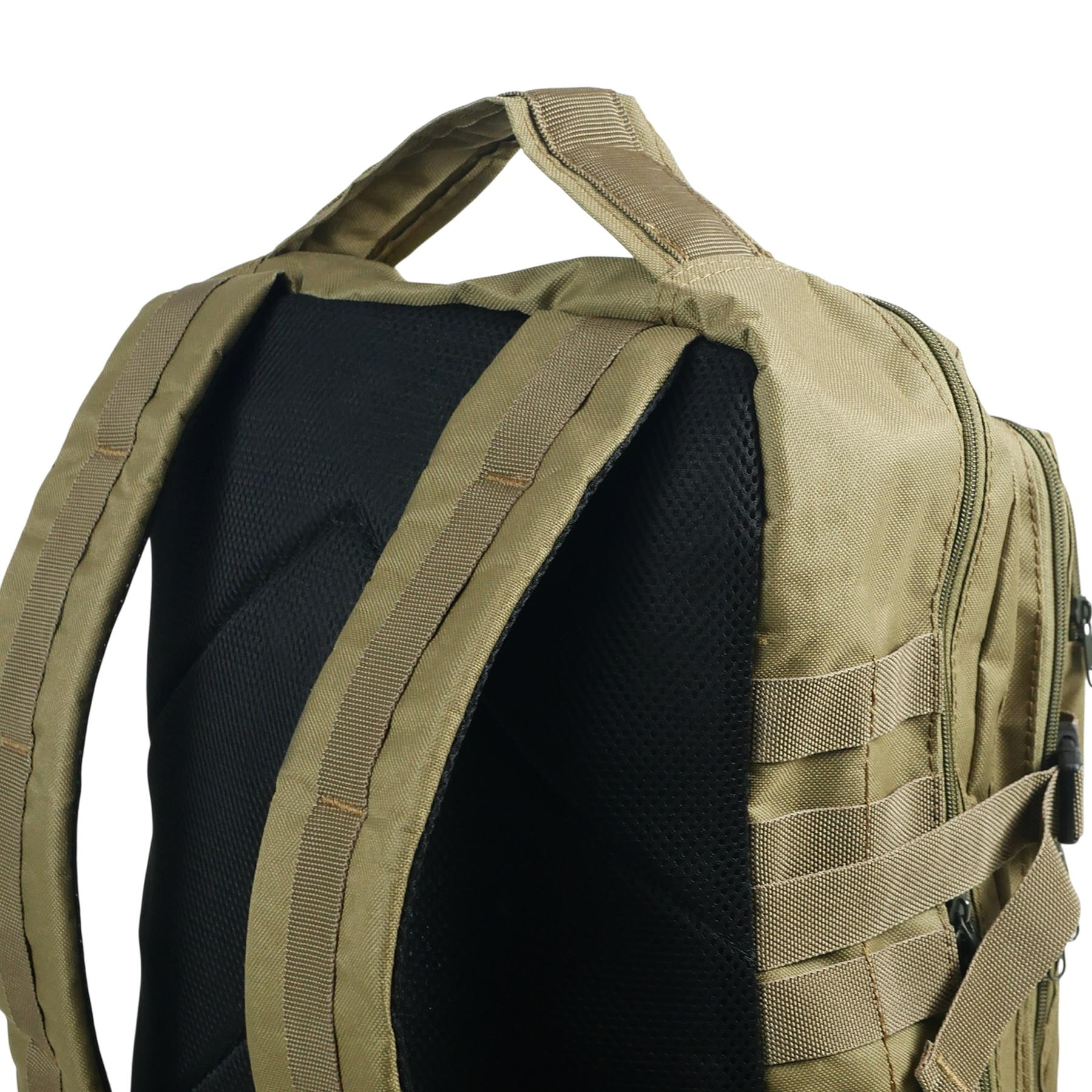 Рюкзак тактичний 30 л з системою MOLLE койот (виробництво Україна)