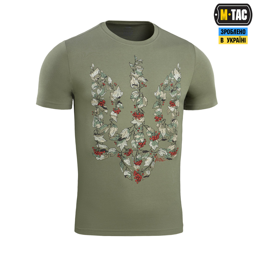M-Tac футболка Тризуб калина camo Light Olive