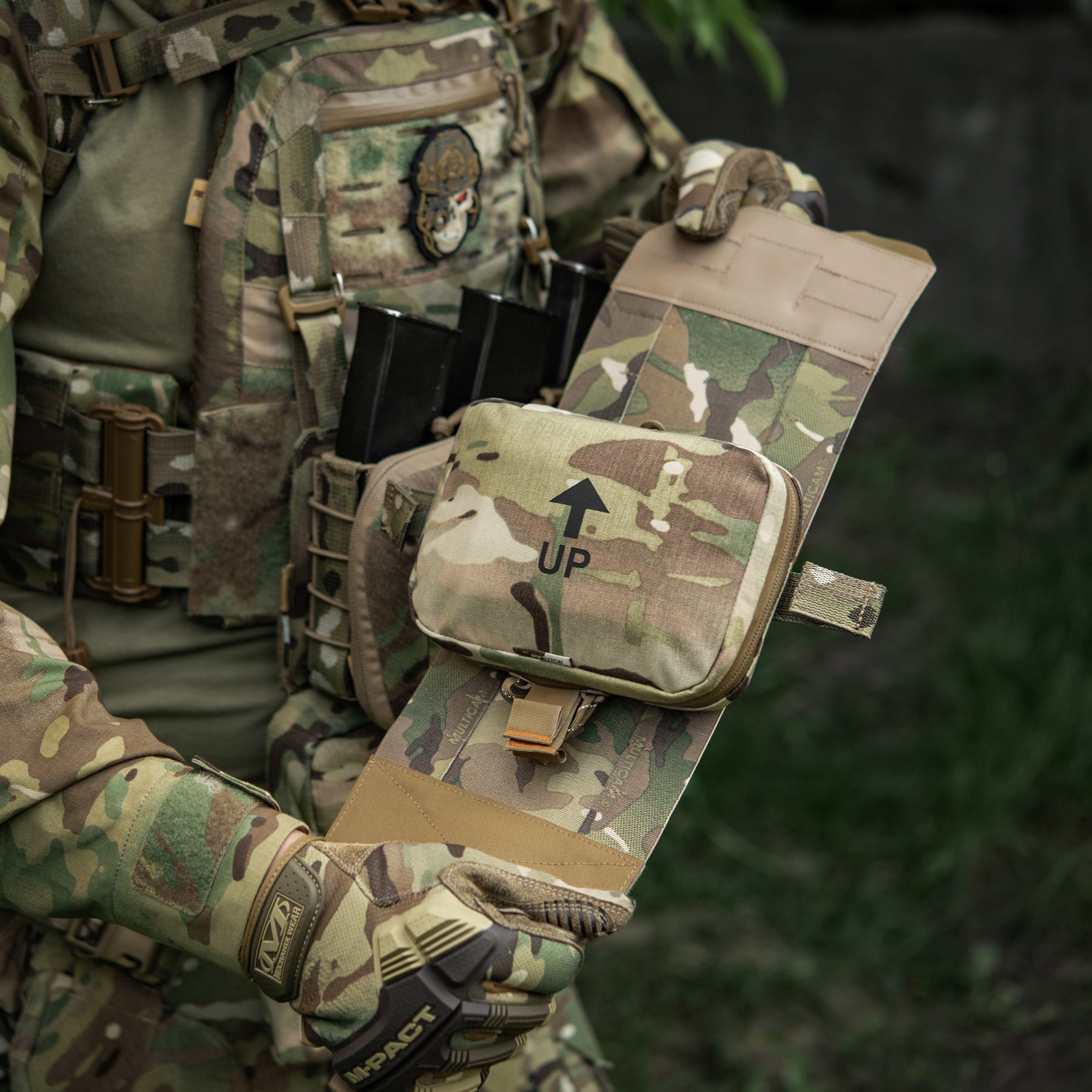 M-Tac підсумок медичний горизонтальний Large Elite Multicam