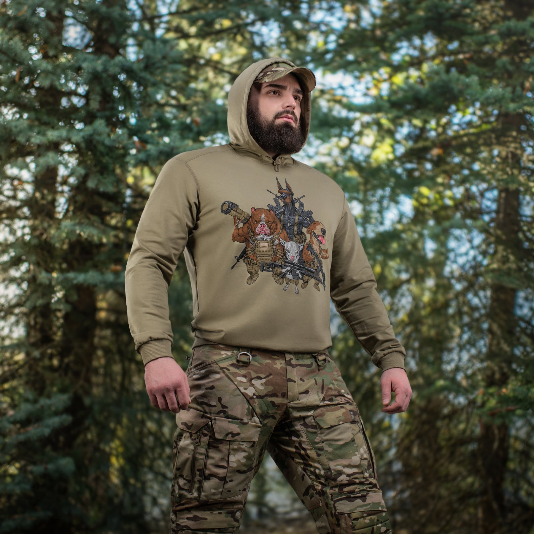 M-Tac кофта Hoodie Rex Team Tan