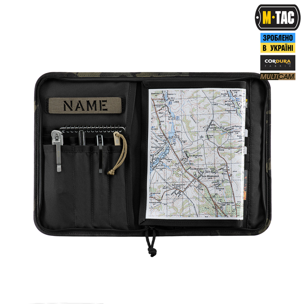 M-Tac планшет-органайзер А5 Elite Multicam Black