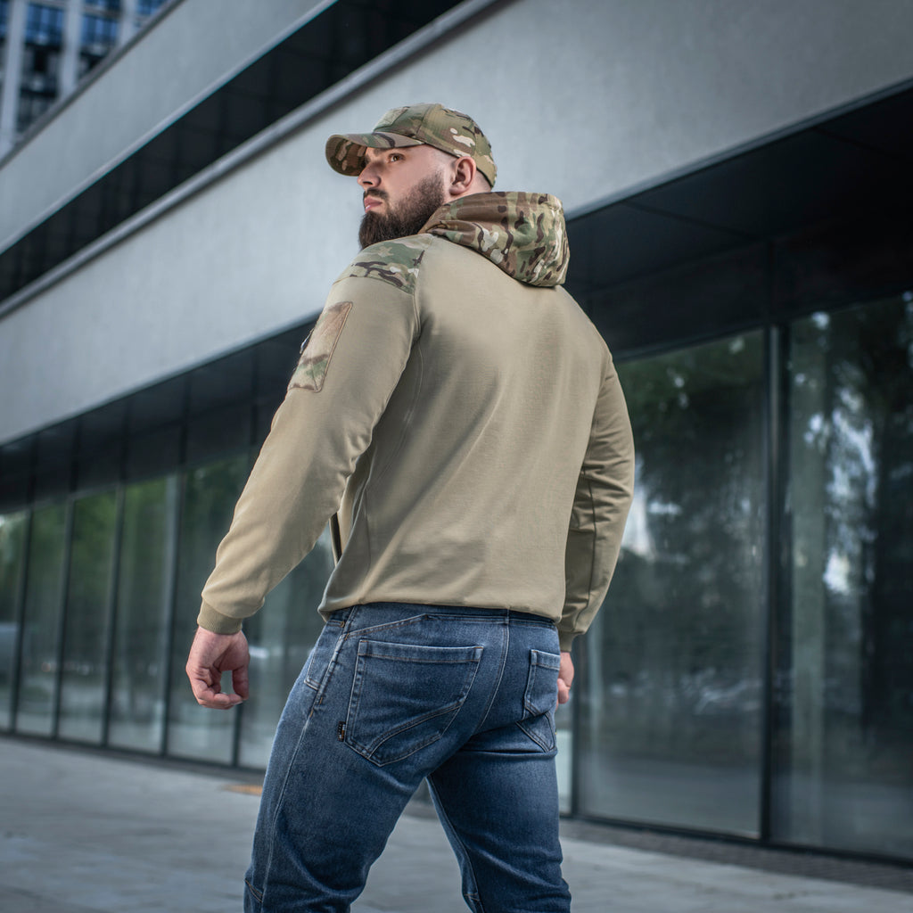M-Tac кофта Hoodie Combat Multicam/Tan