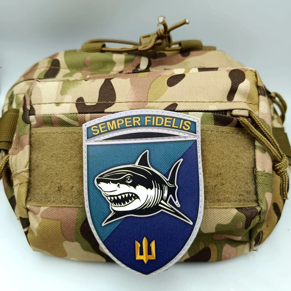 Шеврон ПВХ ЗСУ Semper Fidelis акула