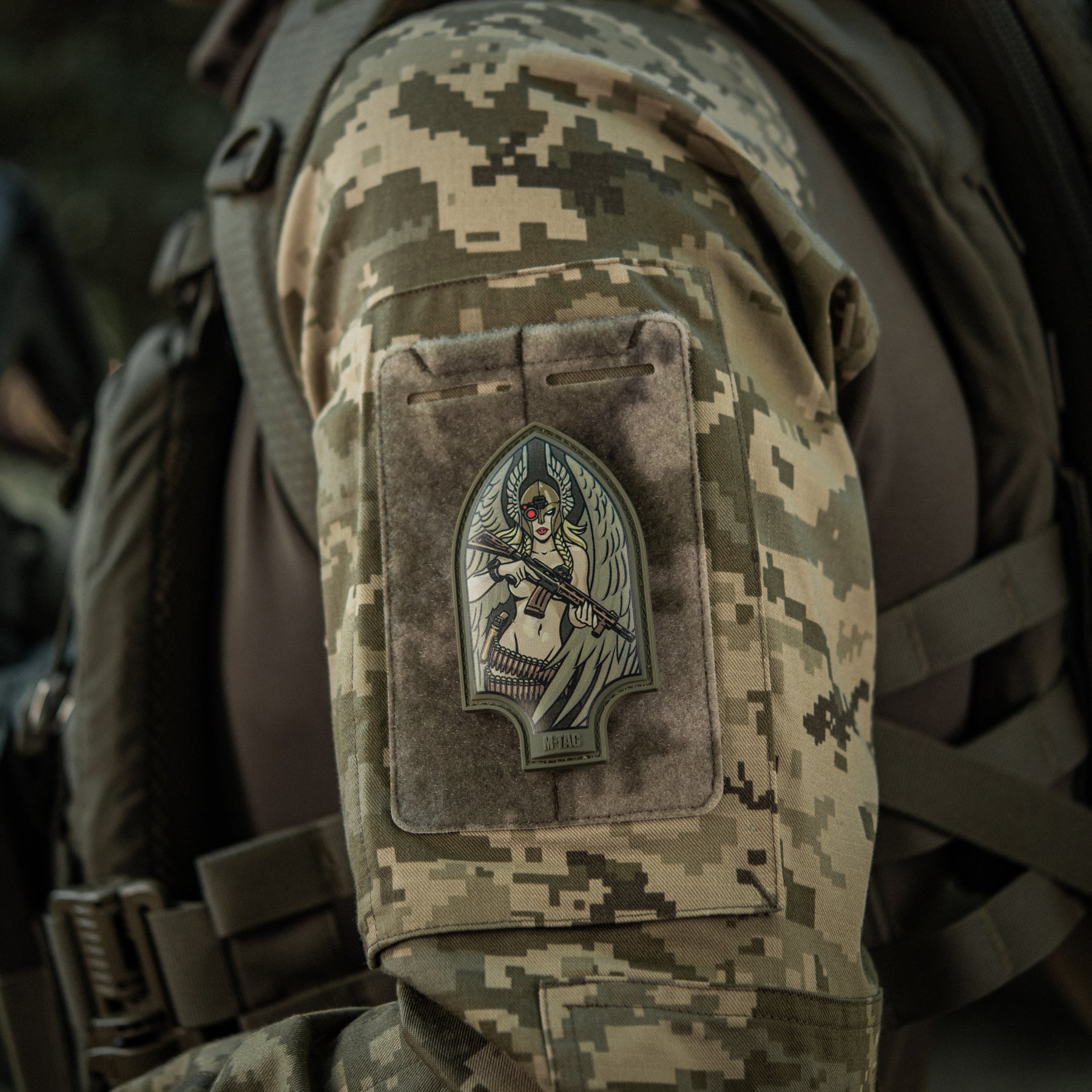 M-Tac нашивка Піка Валькірія PVC Olive