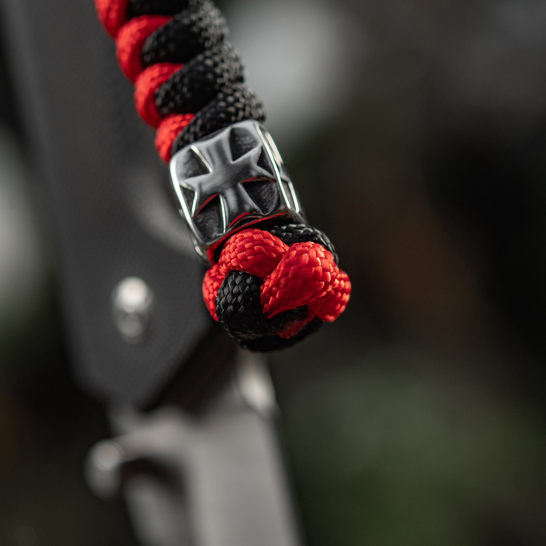 M-Tac темляк Viper Козацький Хрест Steel Black&Red