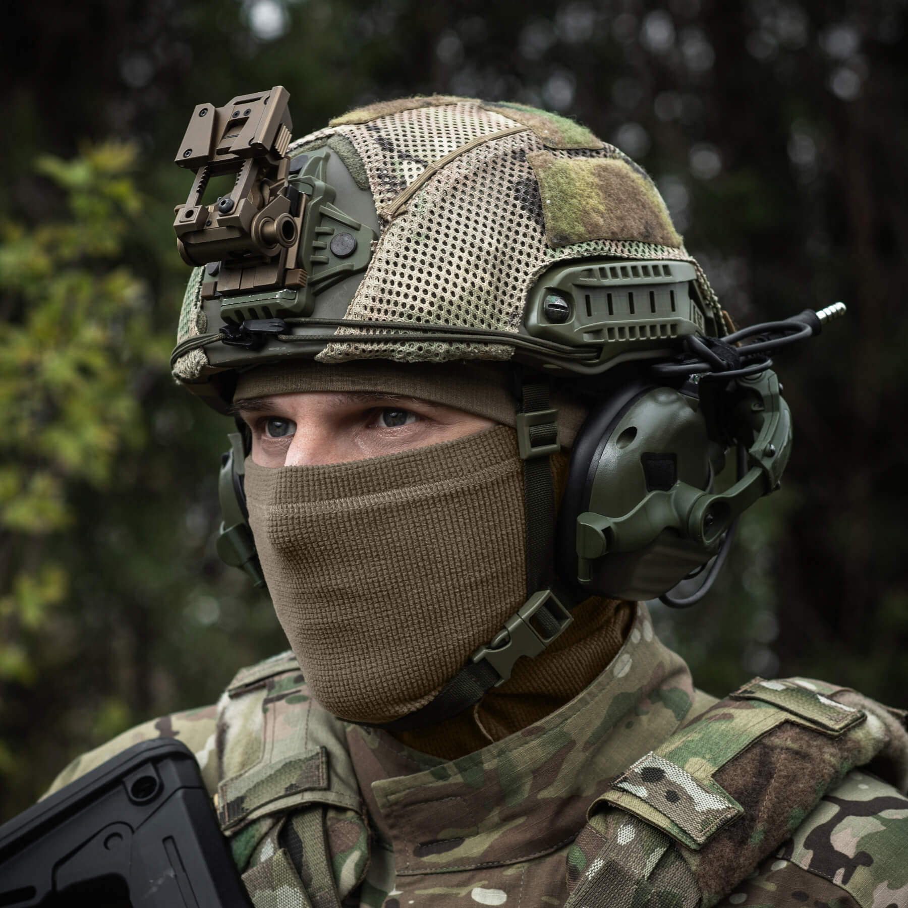 M-Tac шапка-підшоломник мікрофліс ріп-стоп Tan