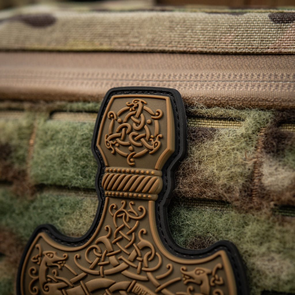 M-Tac нашивка Mjölnir Large PVC Coyote